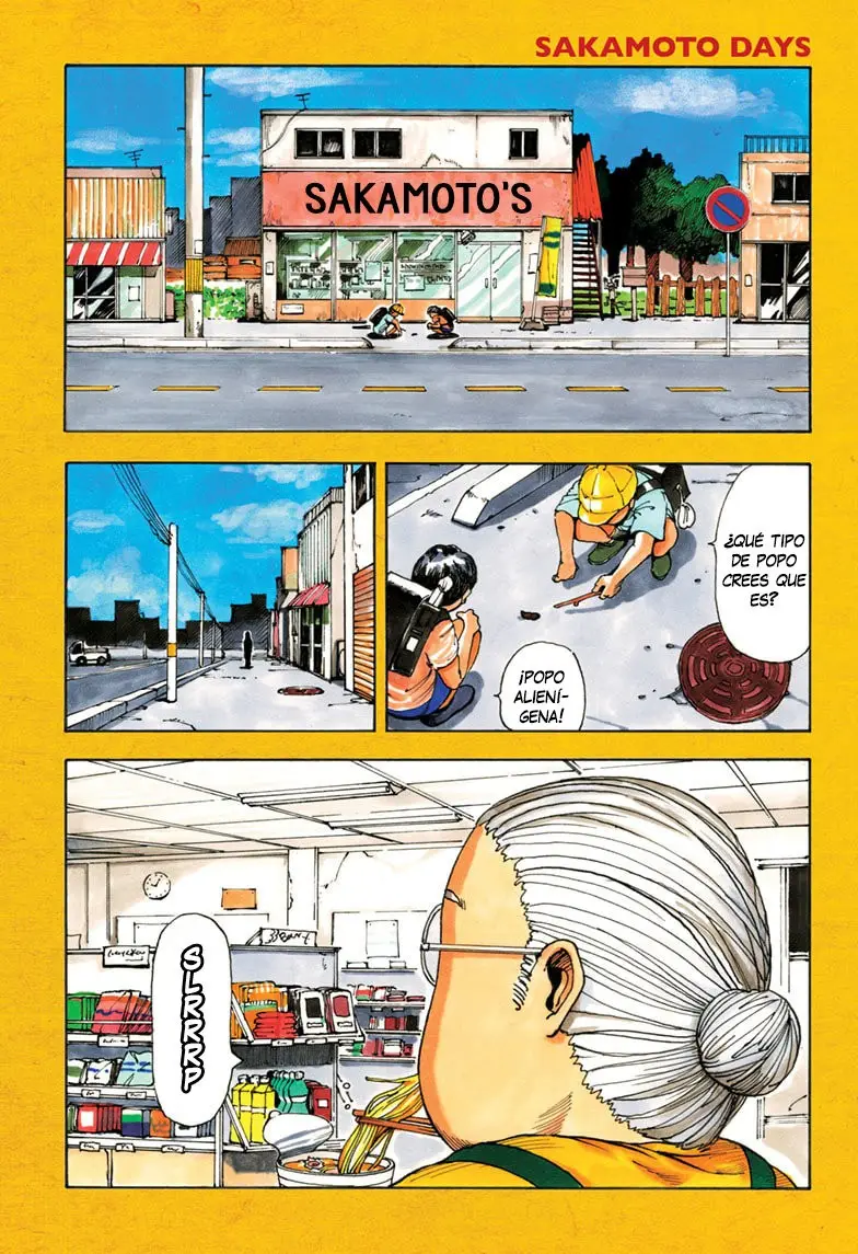 Sakamoto Days capítulo 1, página 2