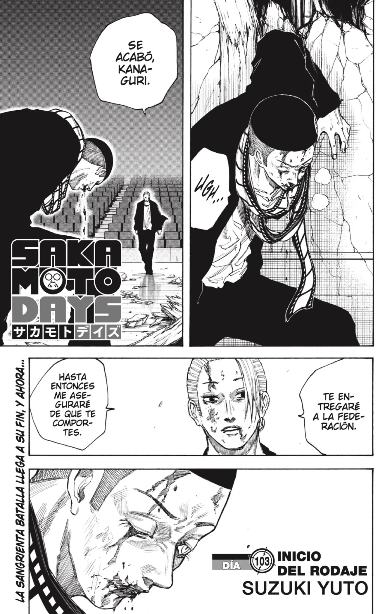 Sakamoto Days capítulo 103, página 1