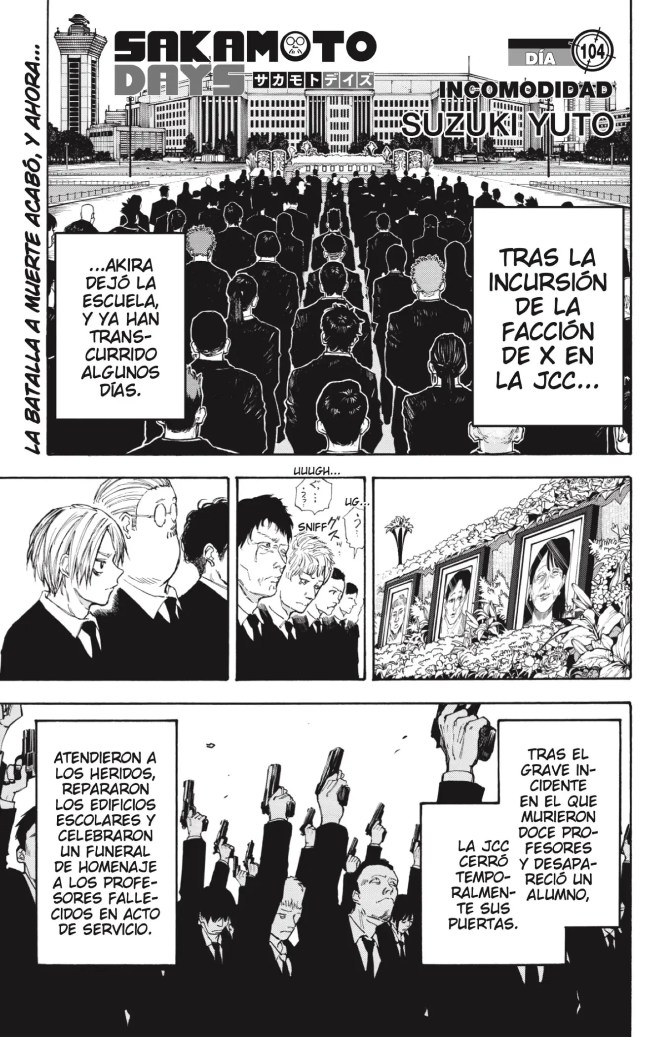 Sakamoto Days capítulo 104, página 1