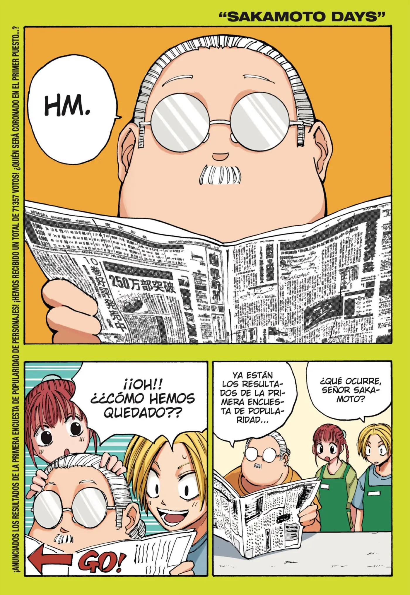 Sakamoto Days capítulo 110, página 1