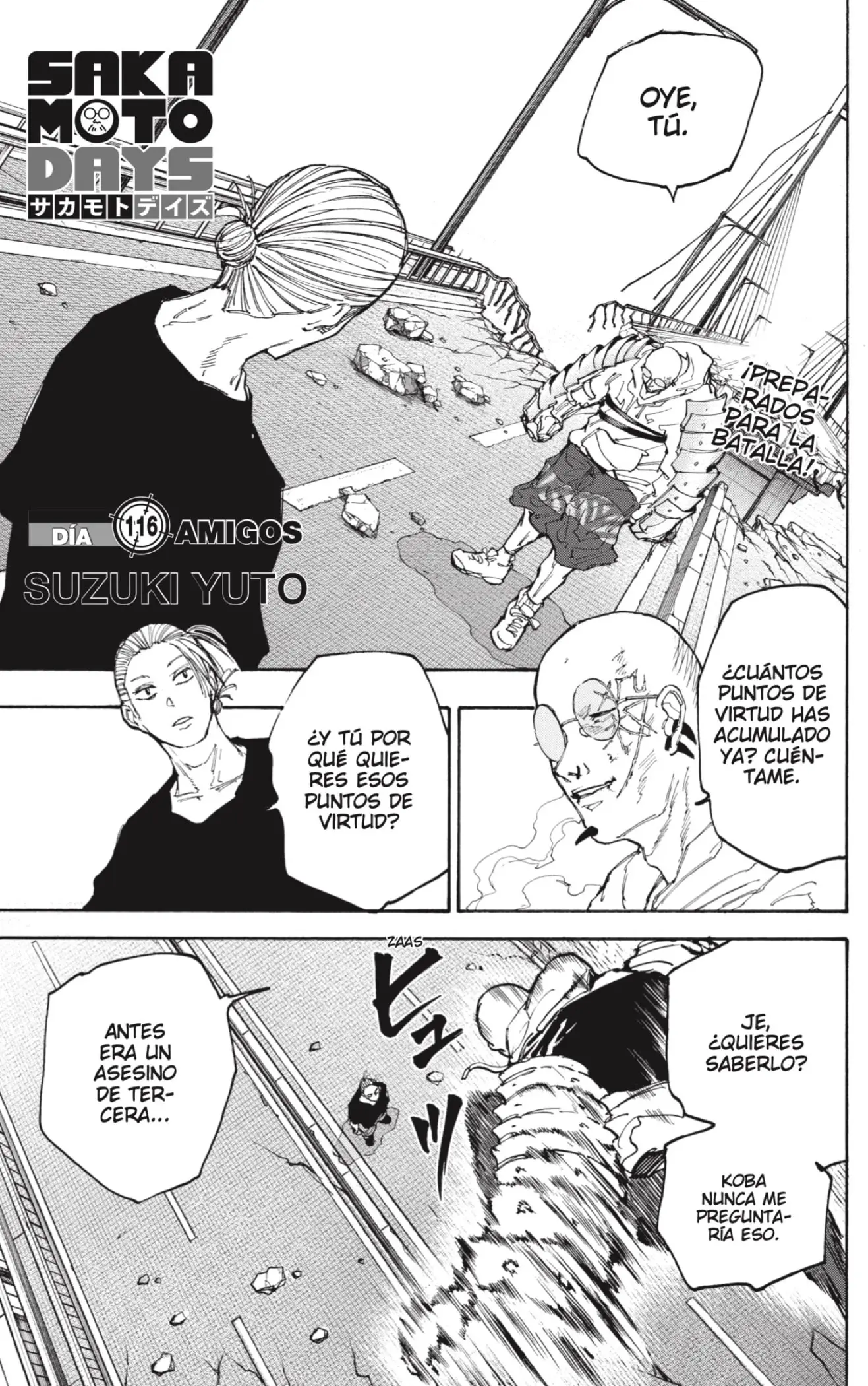 Sakamoto Days capítulo 116, página 1