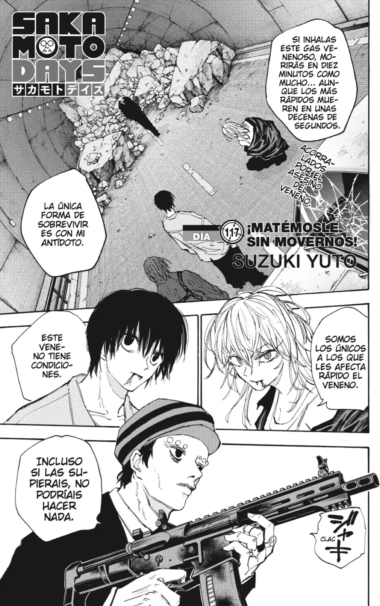 Sakamoto Days capítulo 117, página 1