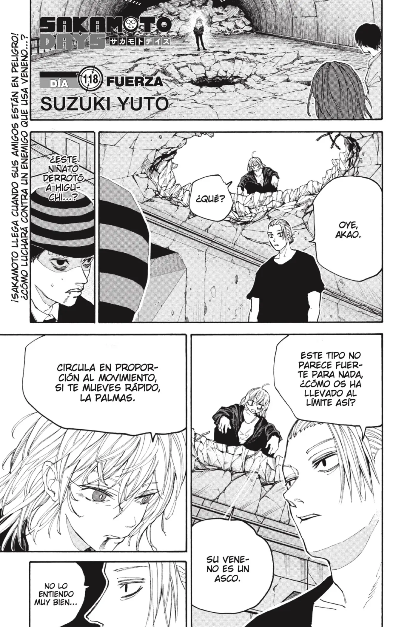 Sakamoto Days capítulo 118, página 1