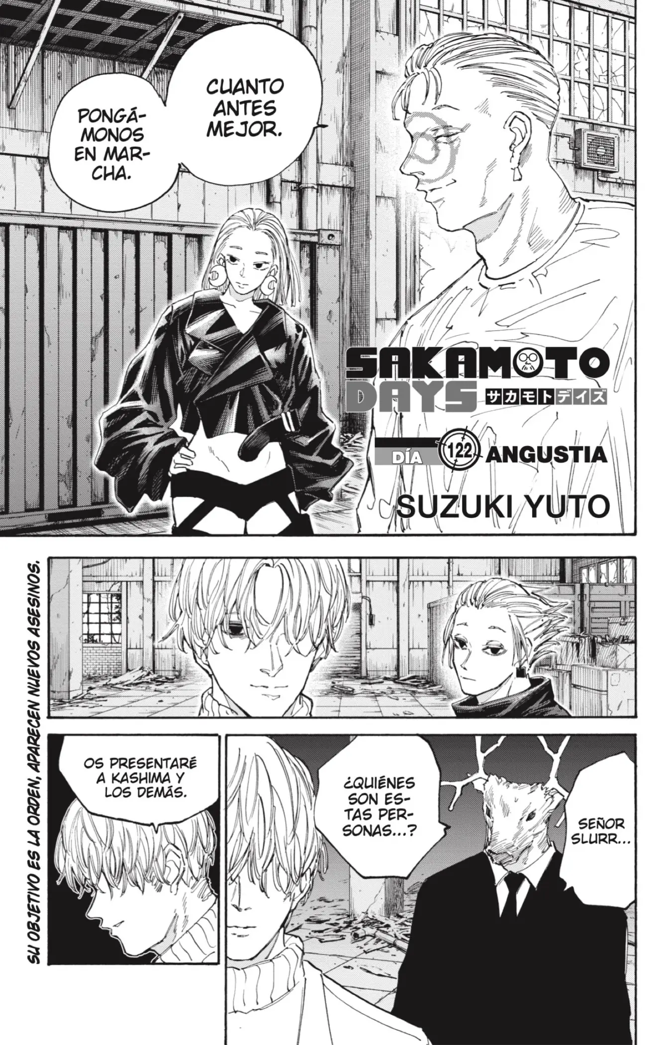 Sakamoto Days capítulo 122, página 1