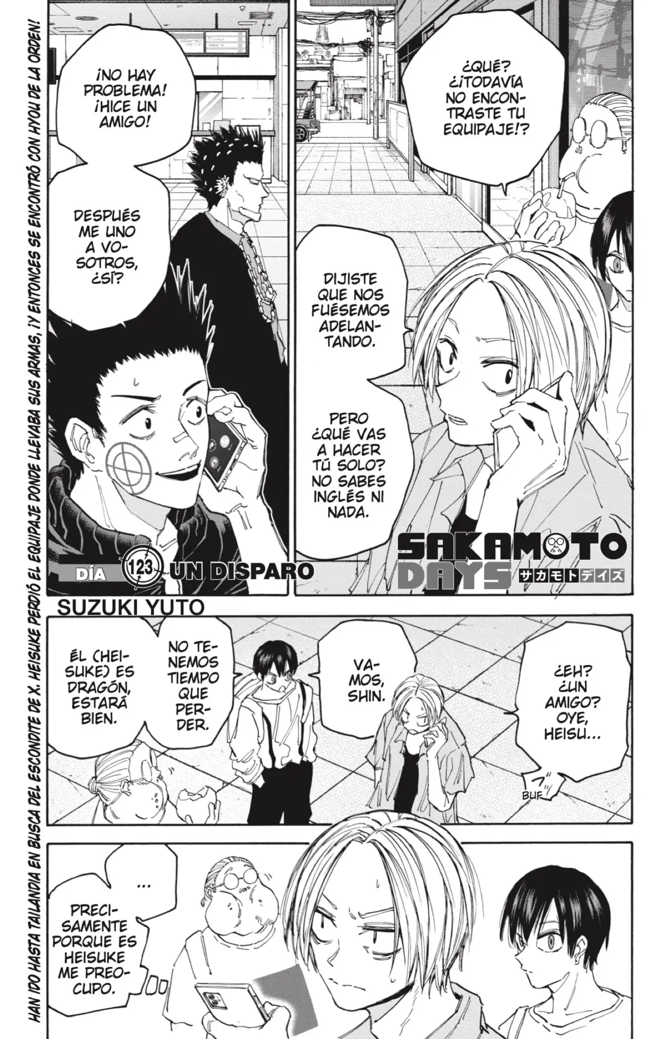 Sakamoto Days capítulo 123, página 1