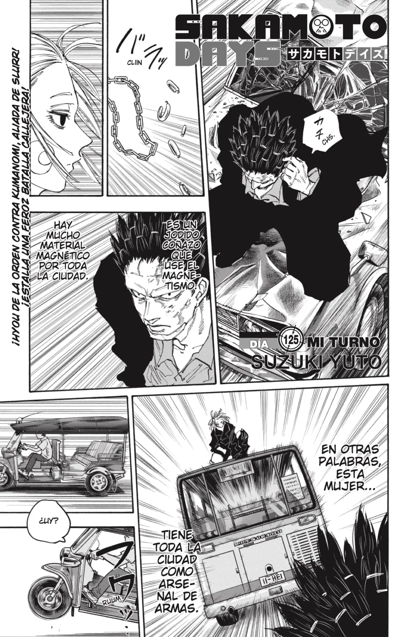 Sakamoto Days capítulo 125, página 1