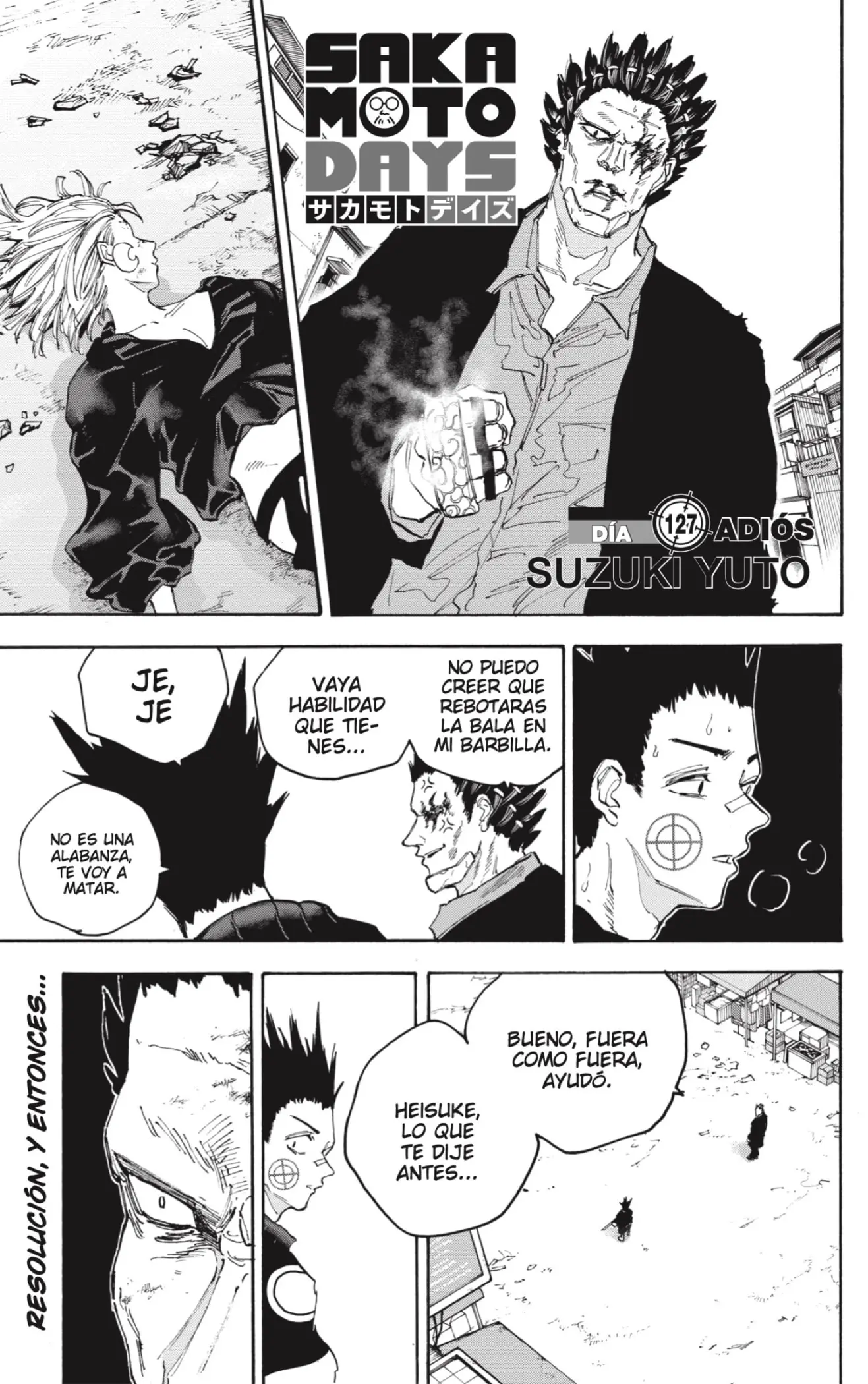 Sakamoto Days capítulo 127, página 1