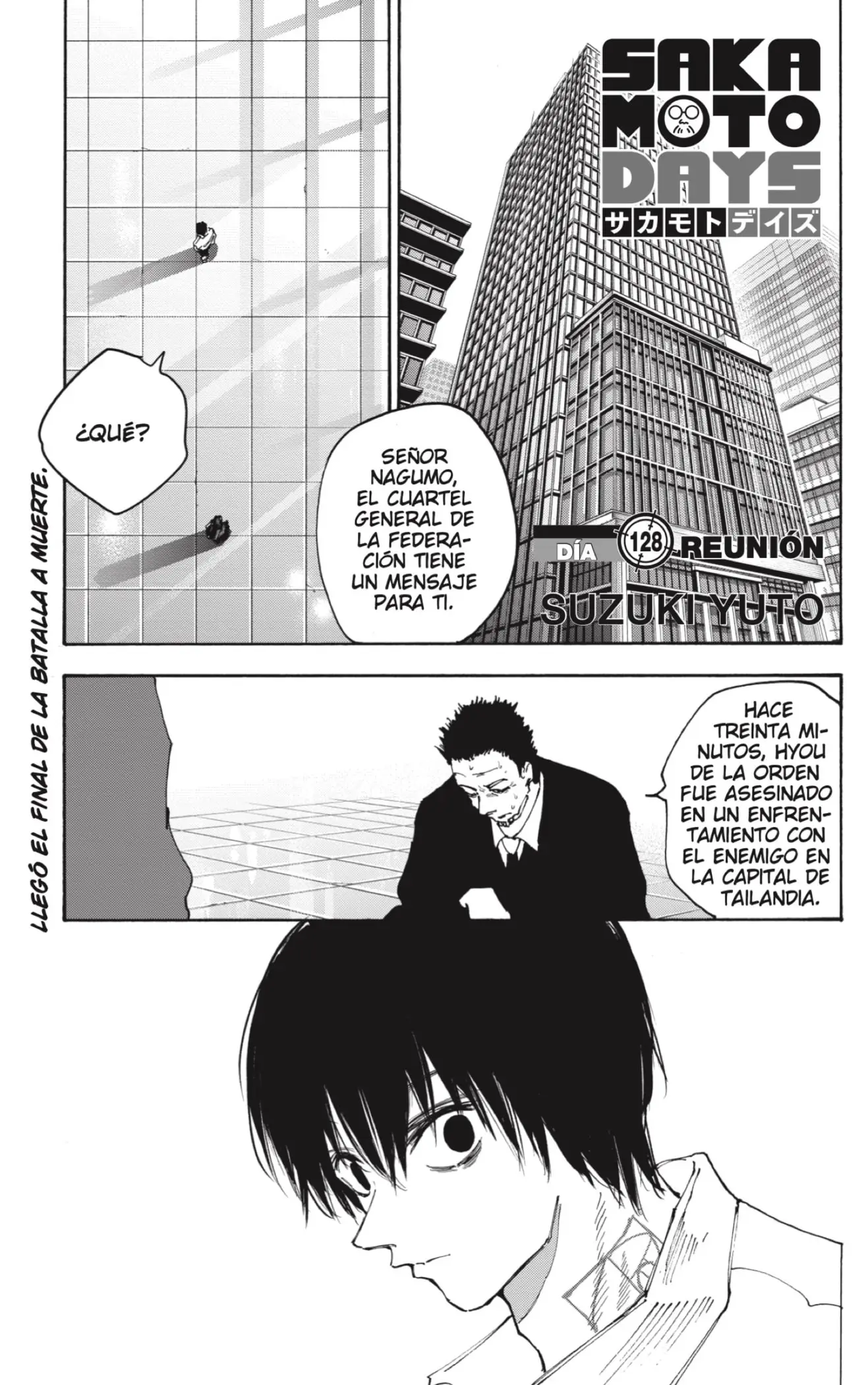Sakamoto Days capítulo 128, página 1
