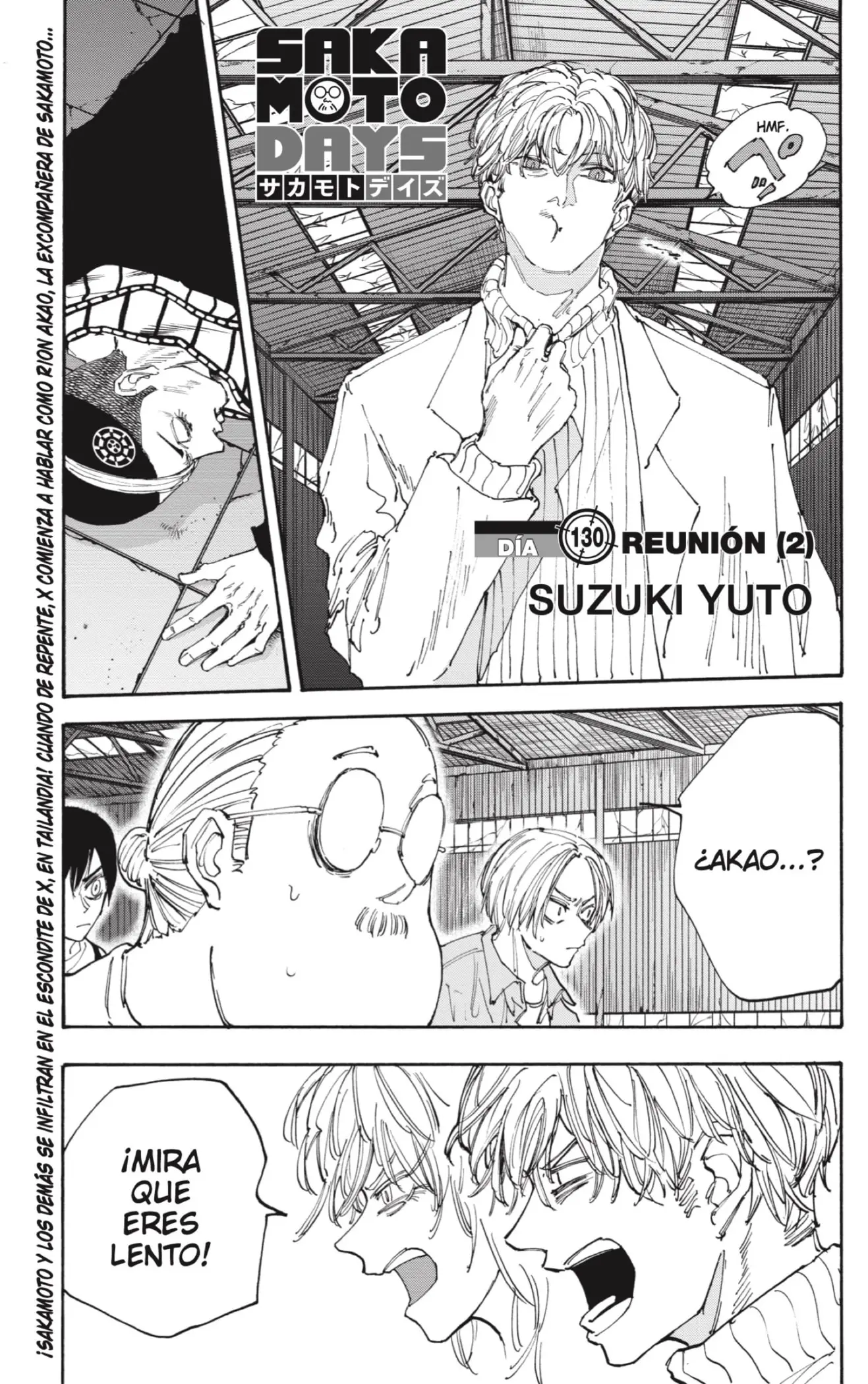 Sakamoto Days capítulo 130, página 1
