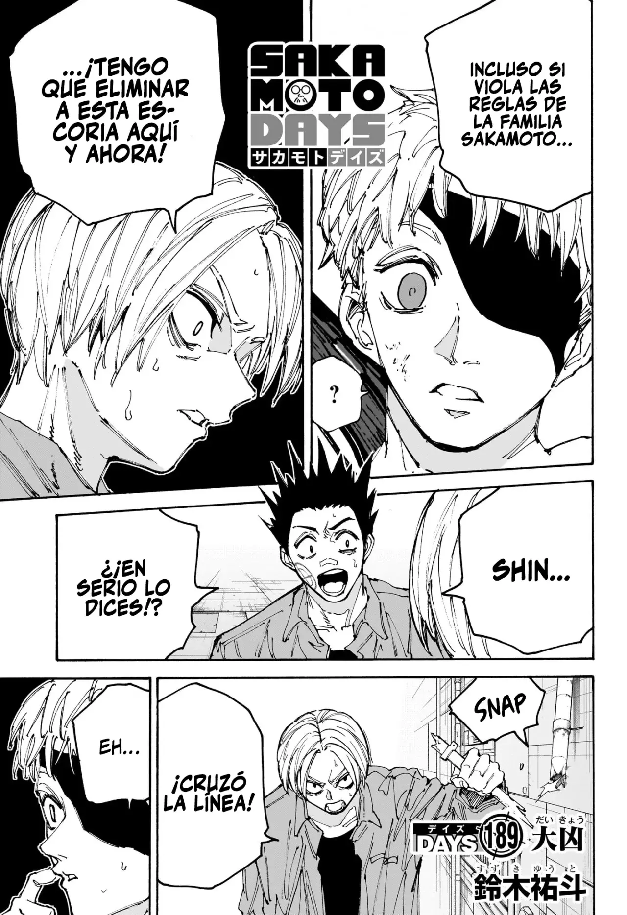 Sakamoto Days capítulo 189, página 2