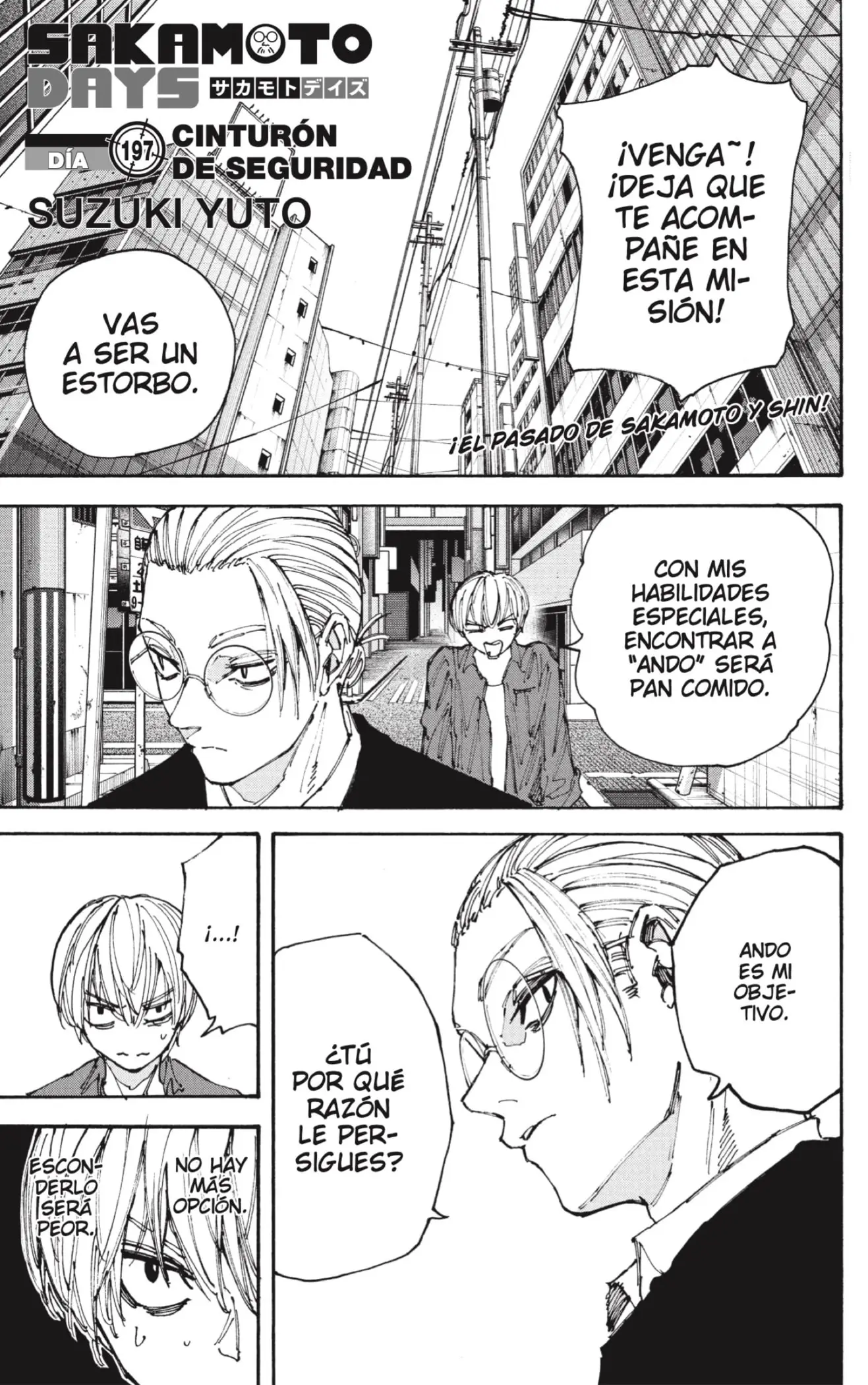 Sakamoto Days capítulo 197, página 1