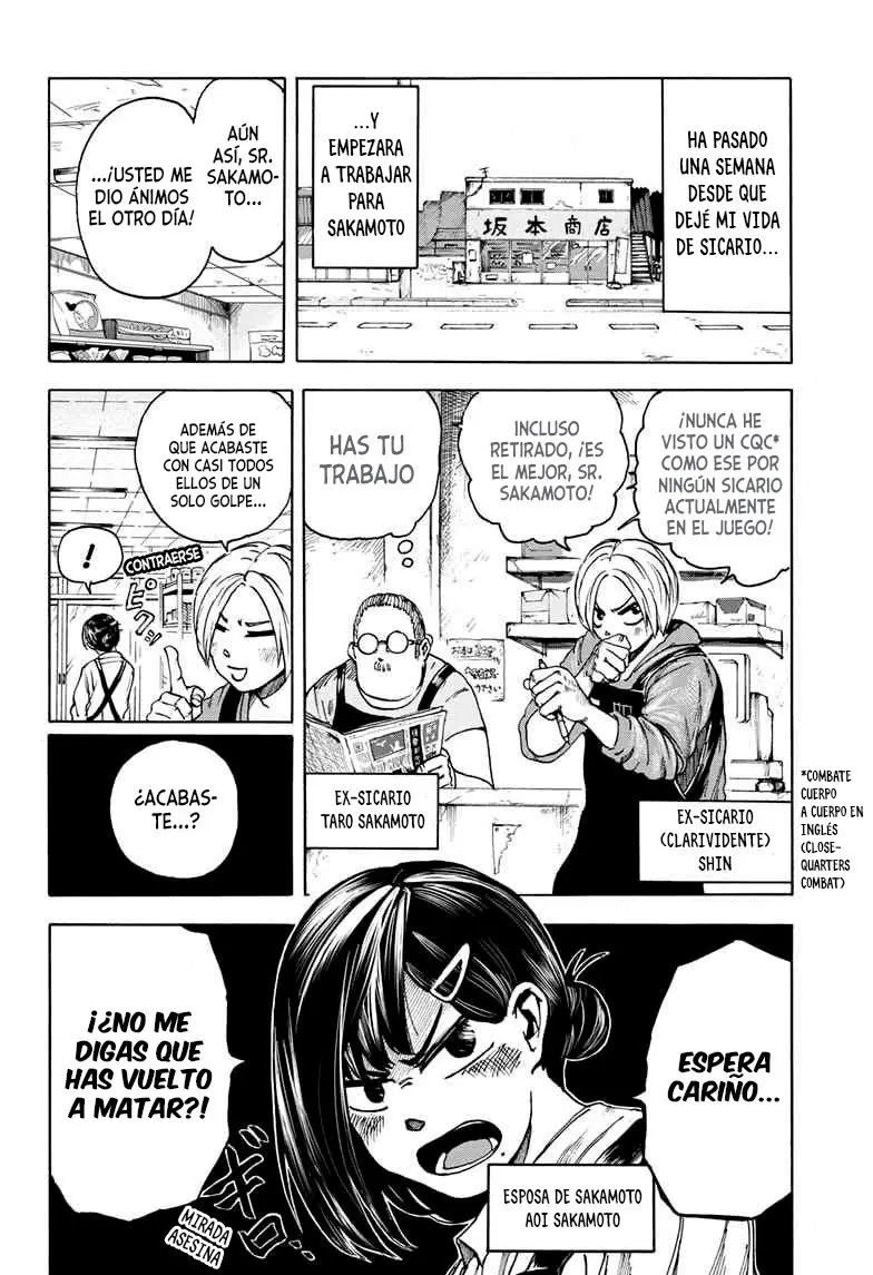 Sakamoto Days capítulo 2, página 3