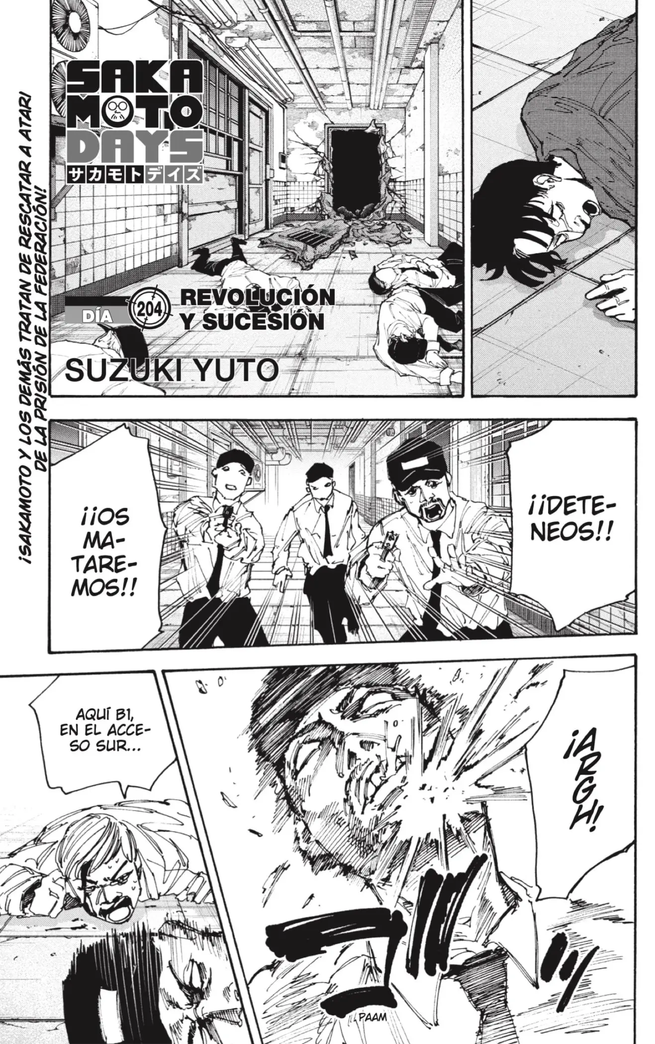 Sakamoto Days capítulo 204, página 1