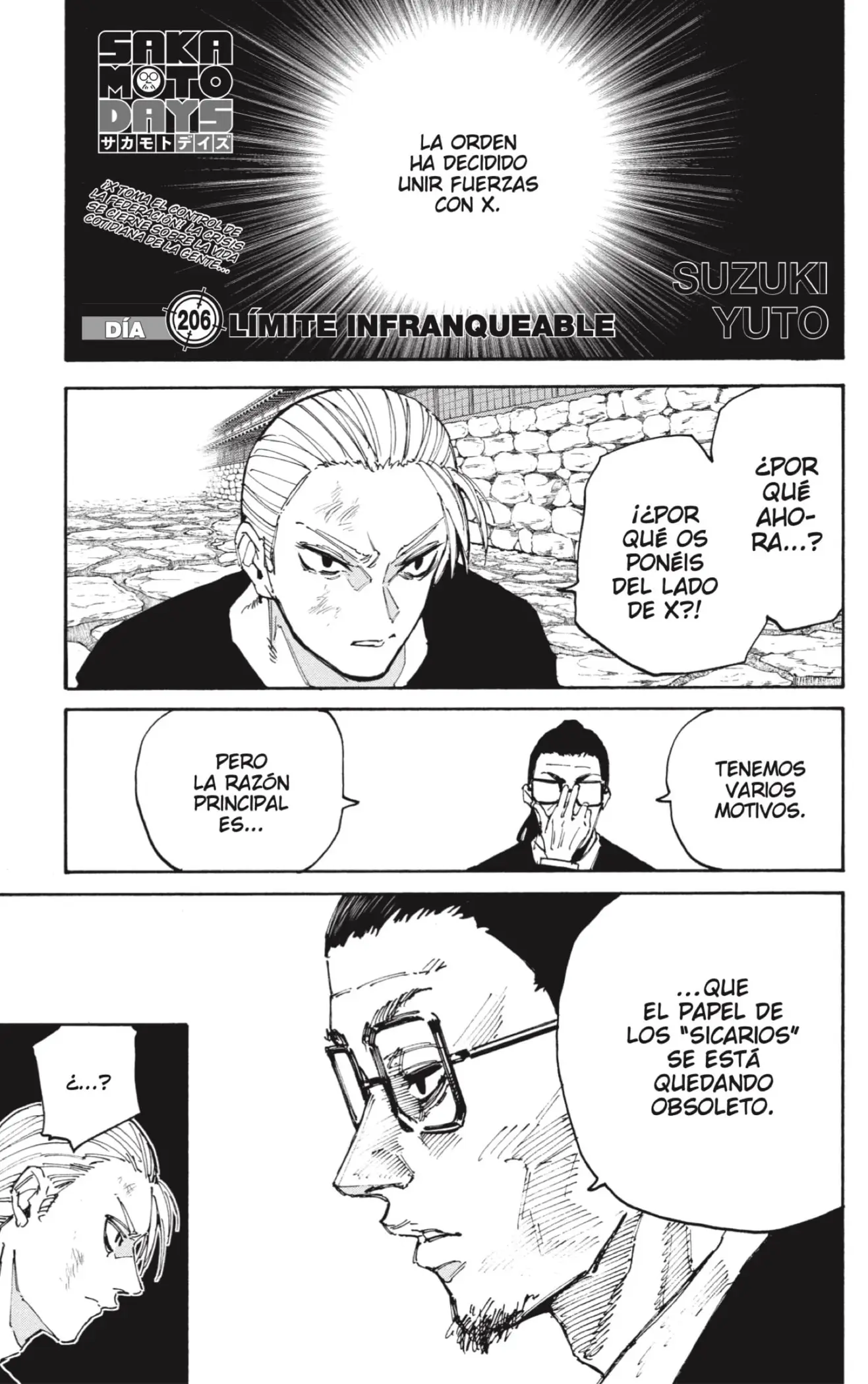 Sakamoto Days capítulo 206, página 1