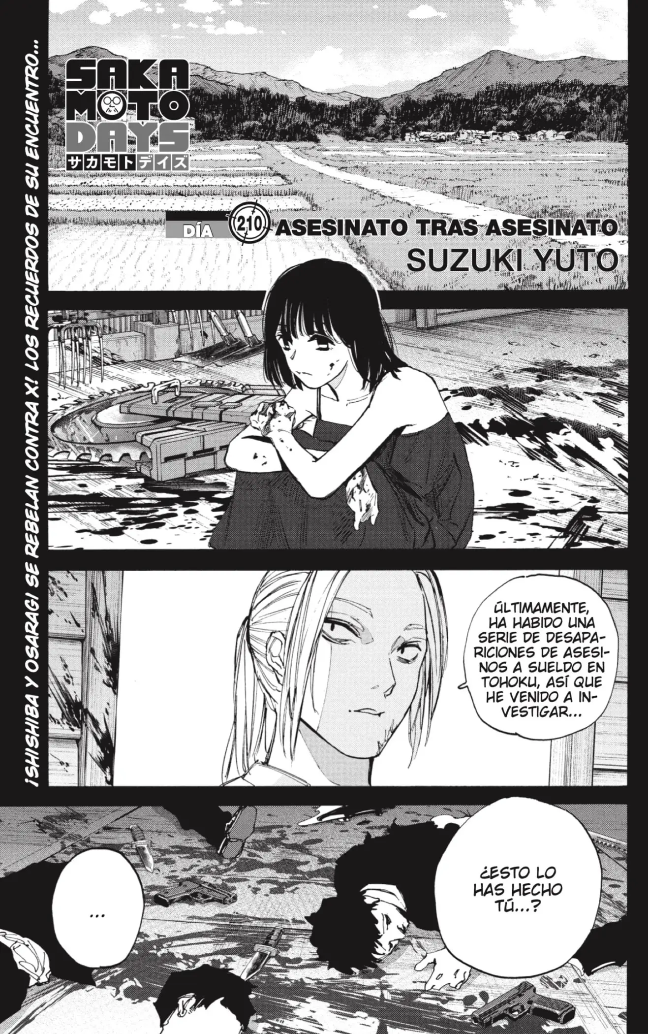 Sakamoto Days capítulo 210, página 1