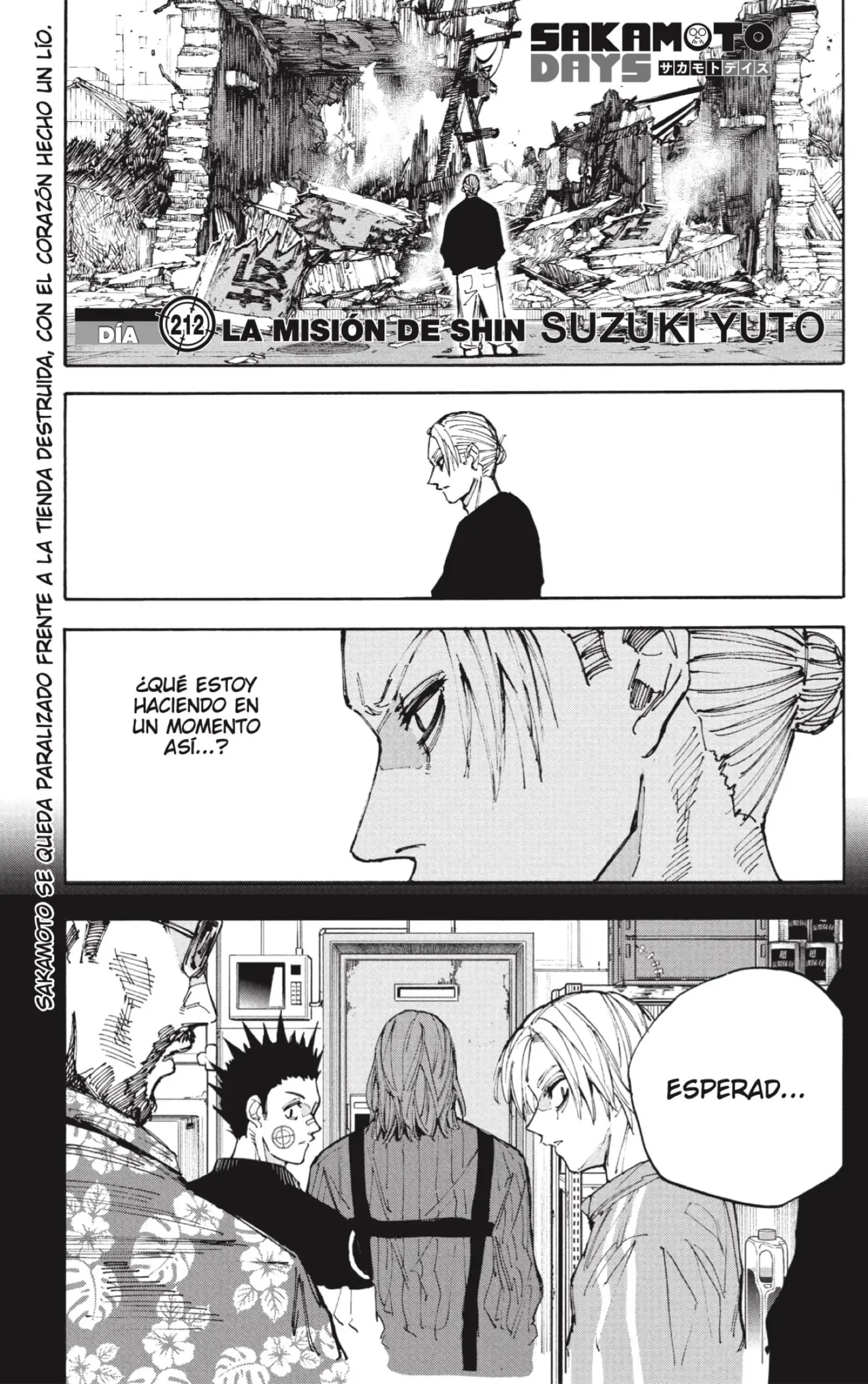 Sakamoto Days capítulo 212, página 1
