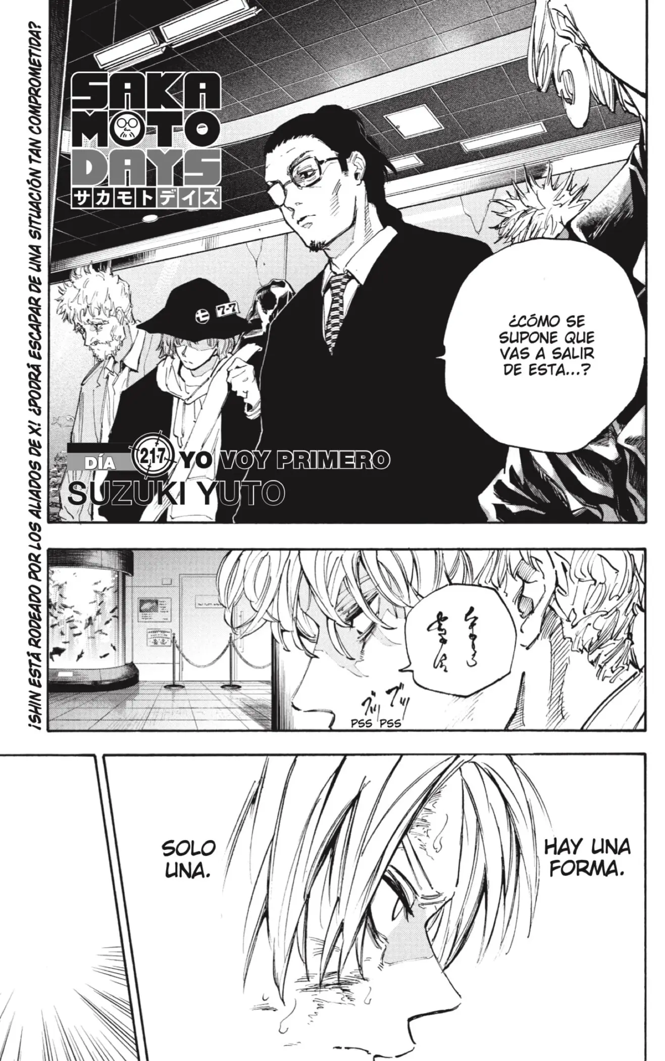 Sakamoto Days capítulo 217, página 1