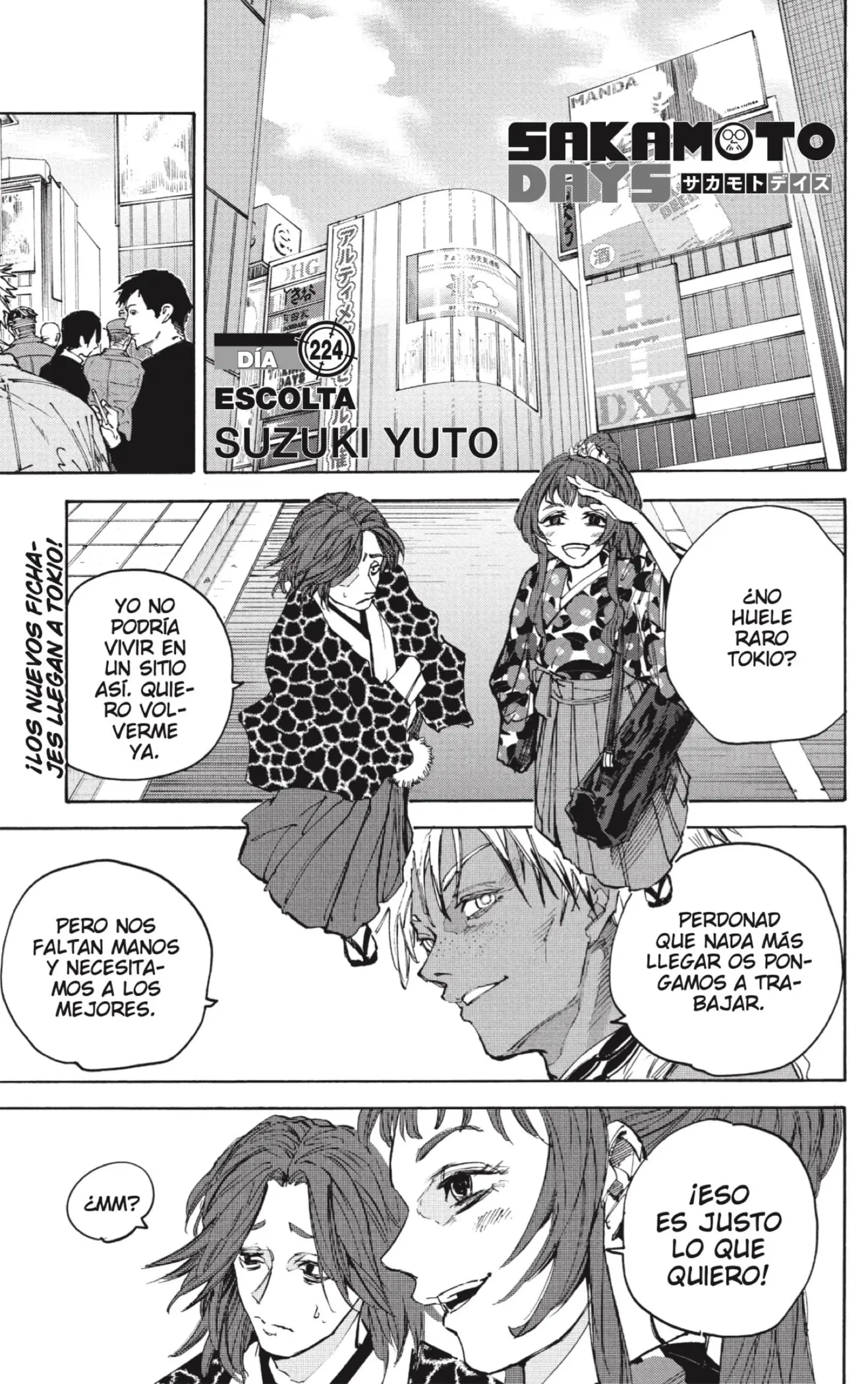 Sakamoto Days capítulo 224, página 1