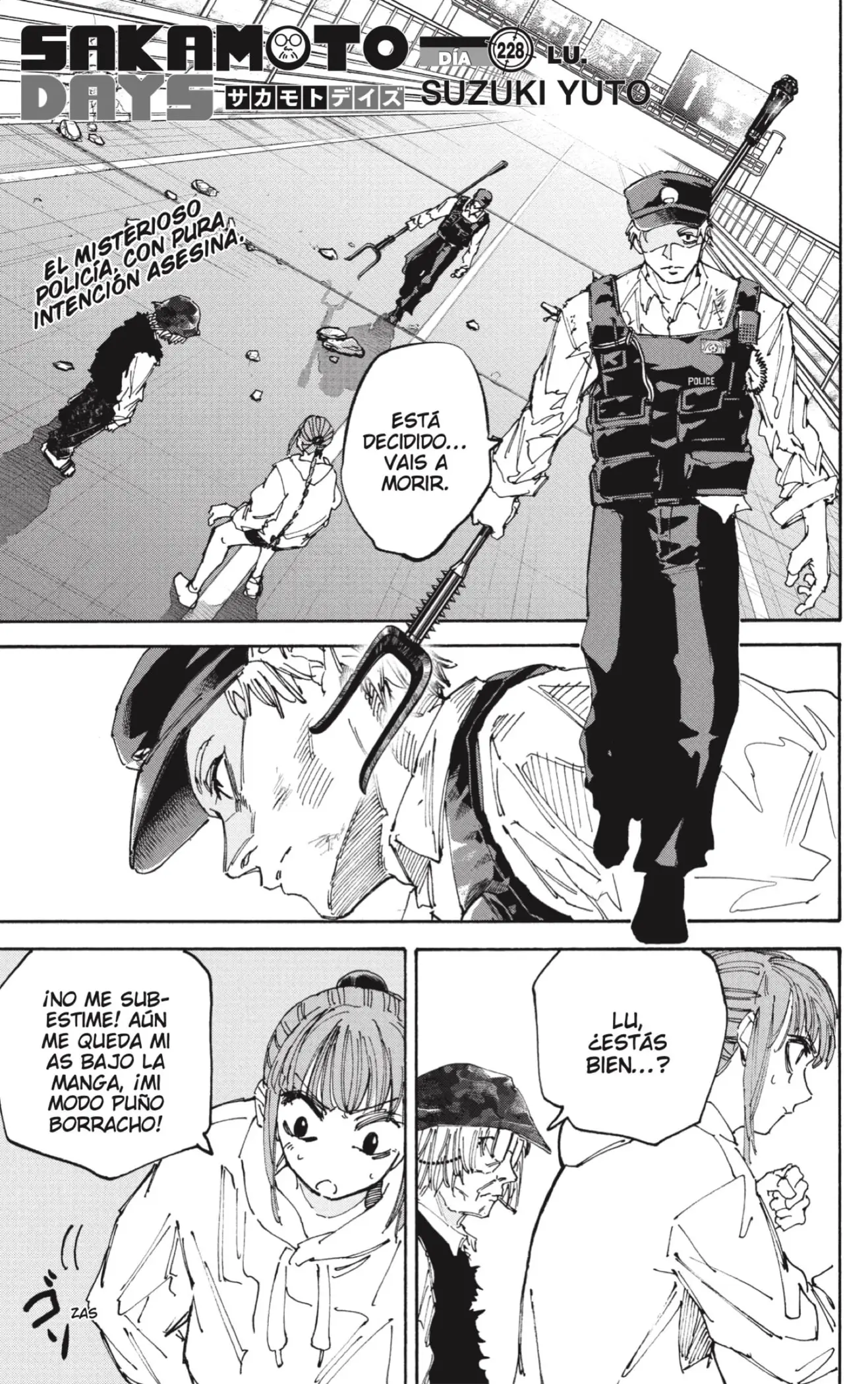 Sakamoto Days capítulo 228, página 1