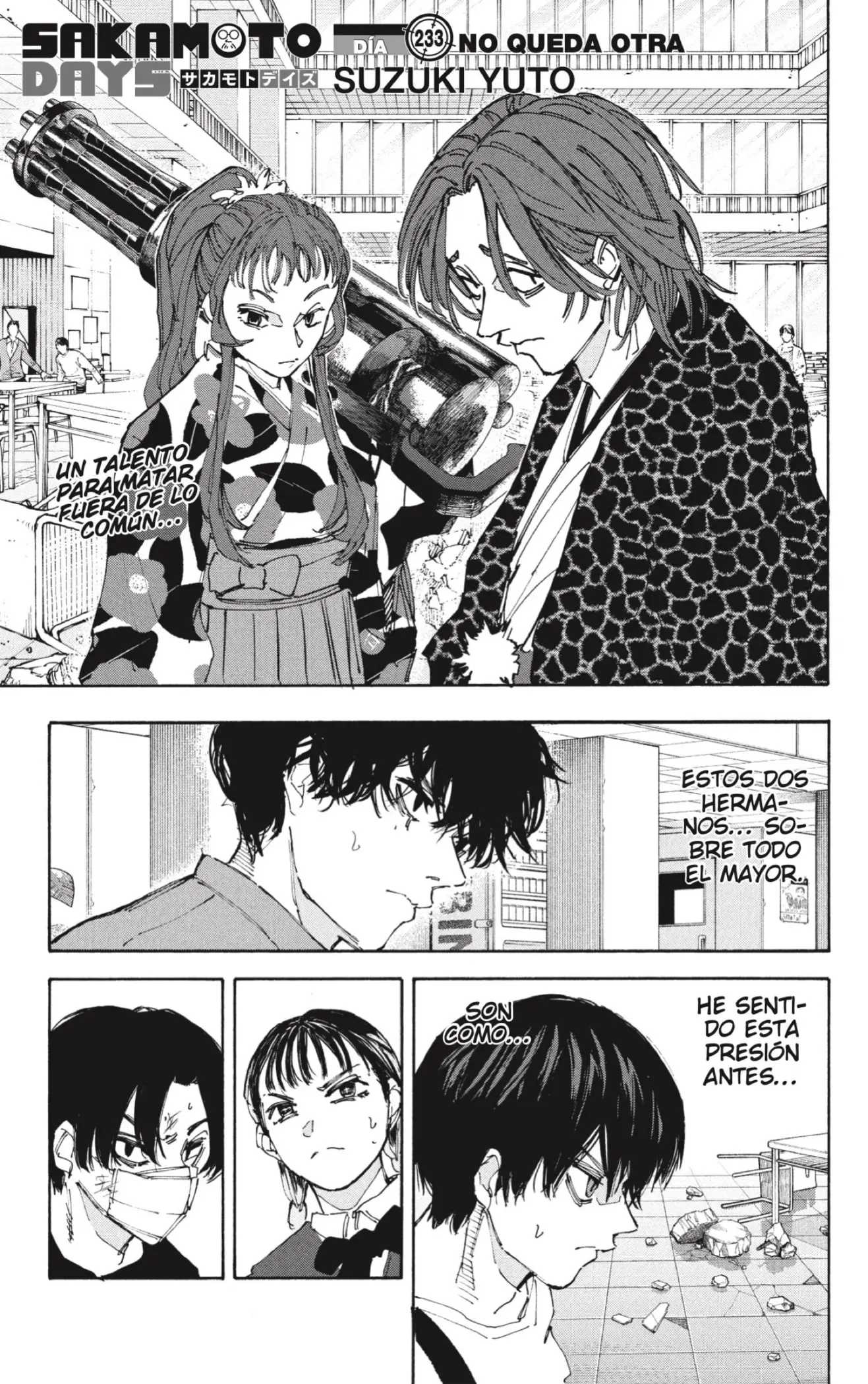 Sakamoto Days capítulo 233, página 1