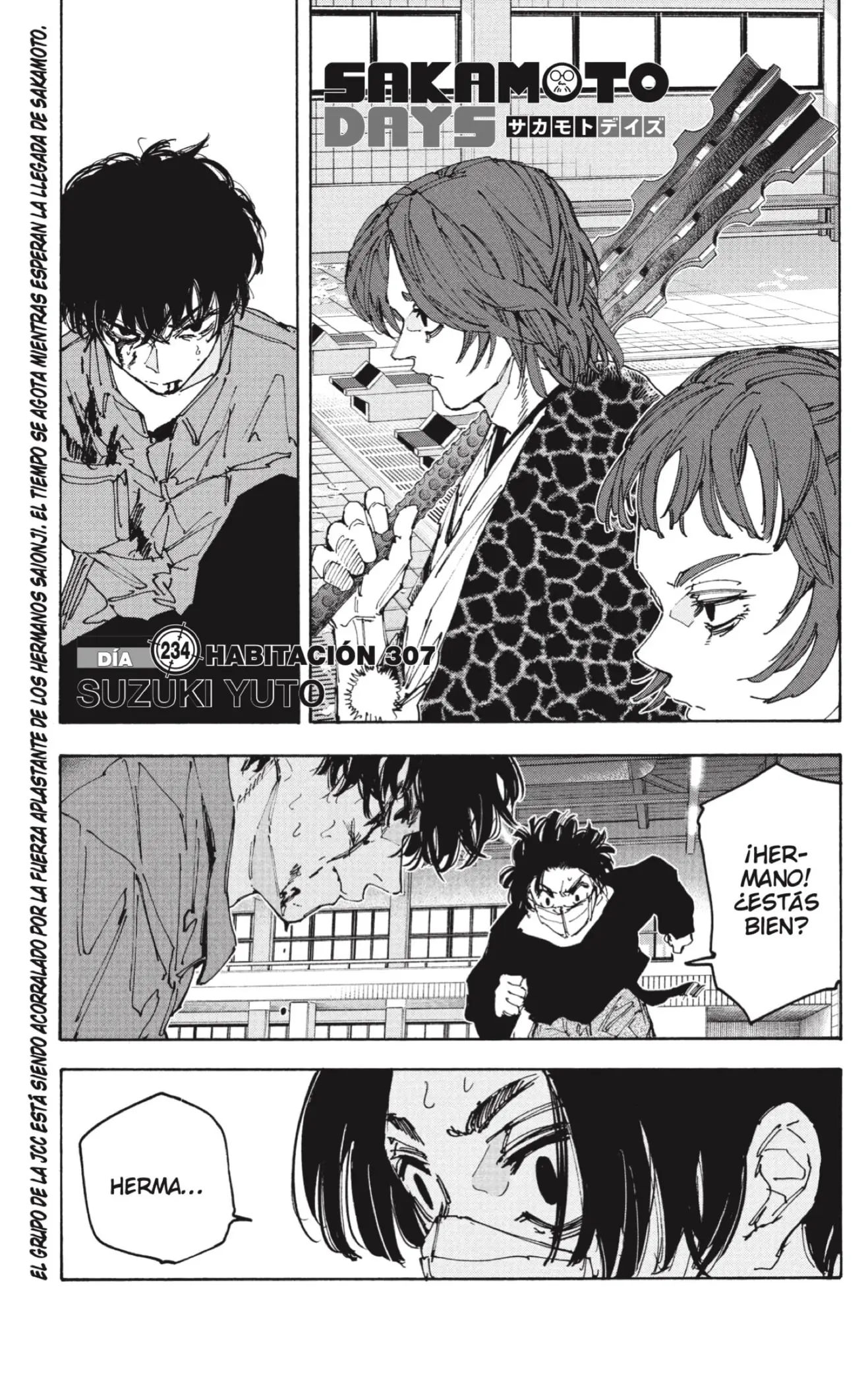 Sakamoto Days capítulo 234, página 1