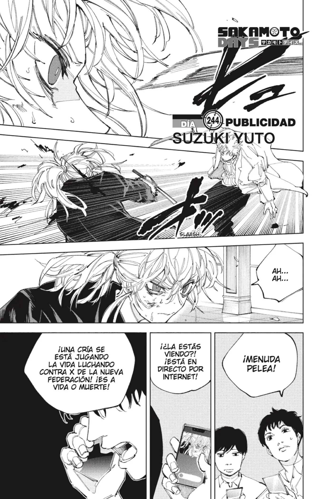 Sakamoto Days capítulo 244, página 1