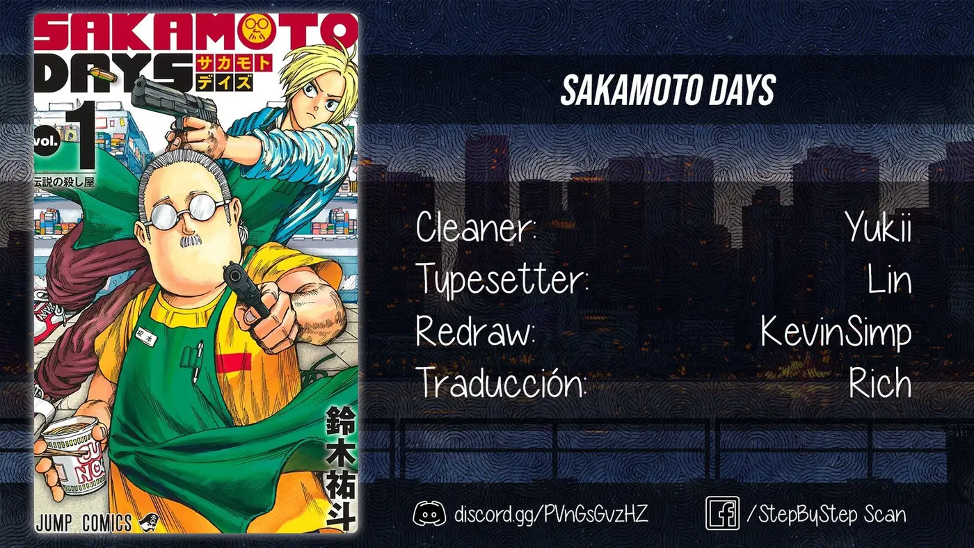 Sakamoto Days capítulo 38, página 1