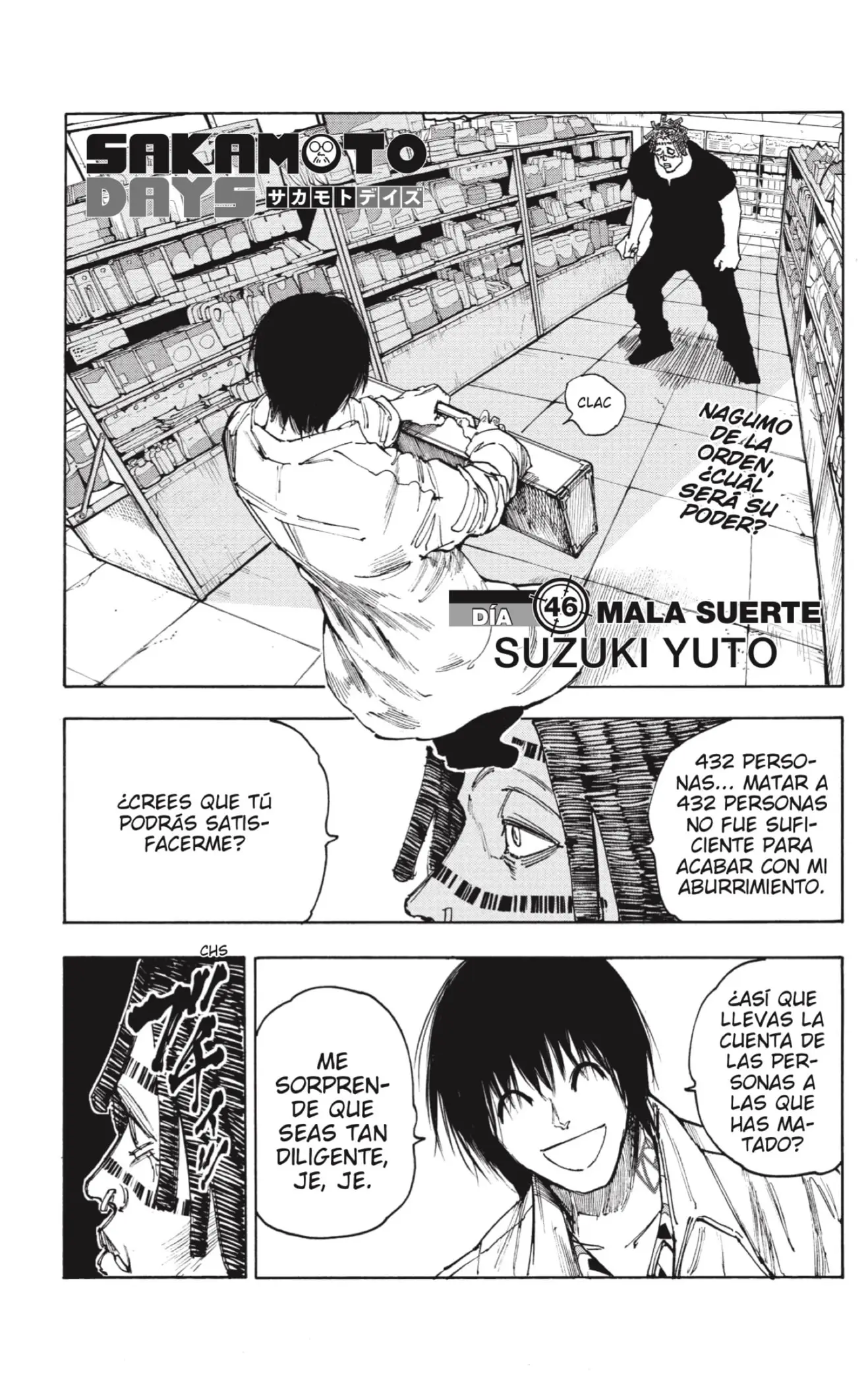 Sakamoto Days capítulo 46, página 1
