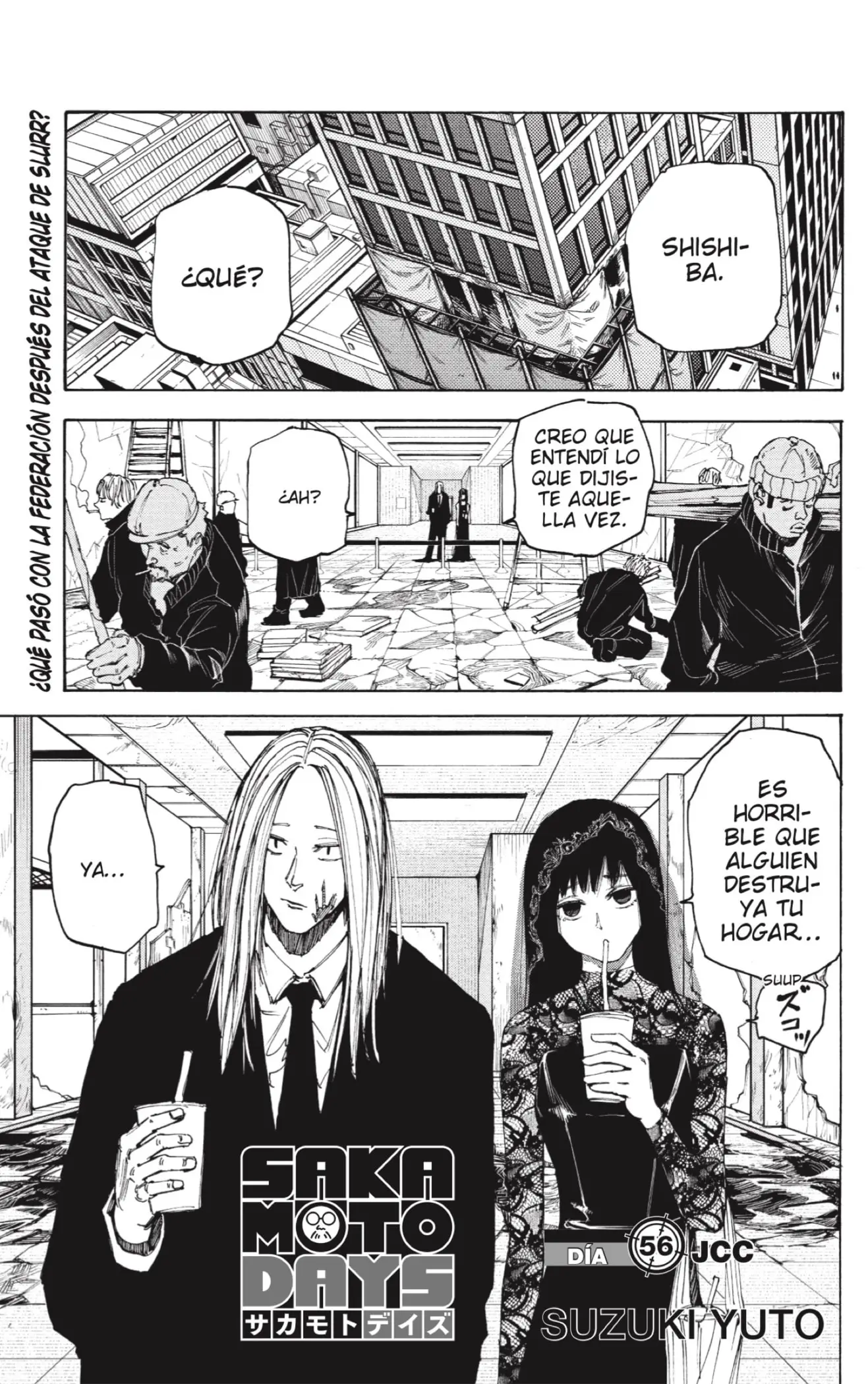 Sakamoto Days capítulo 56, página 1