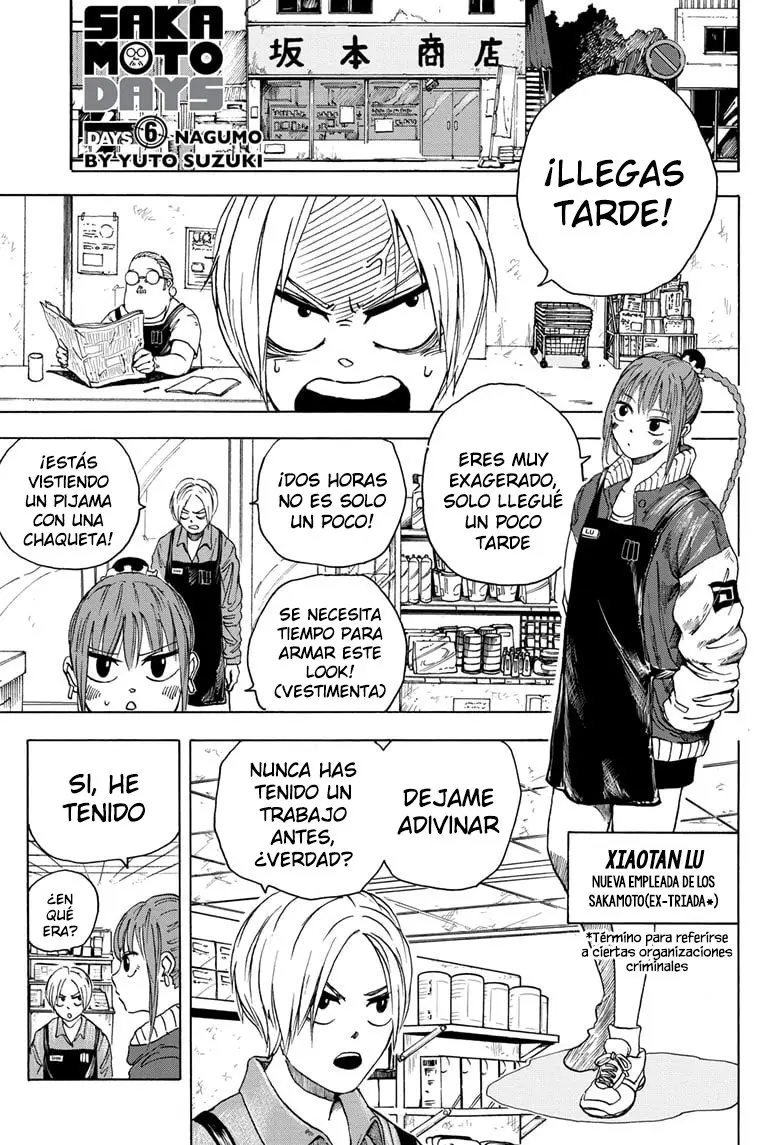 Sakamoto Days capítulo 6, página 2