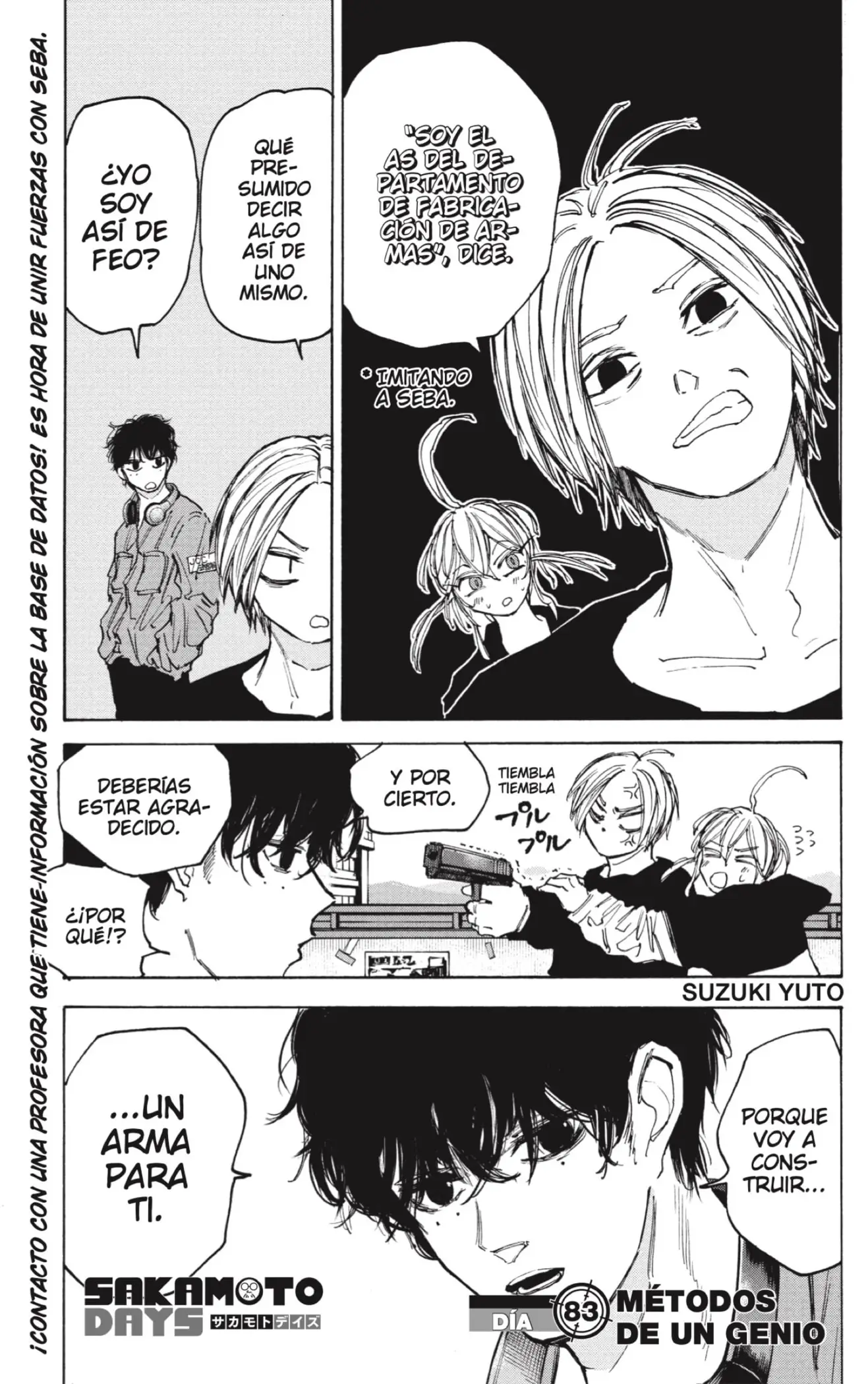 Sakamoto Days capítulo 83, página 1