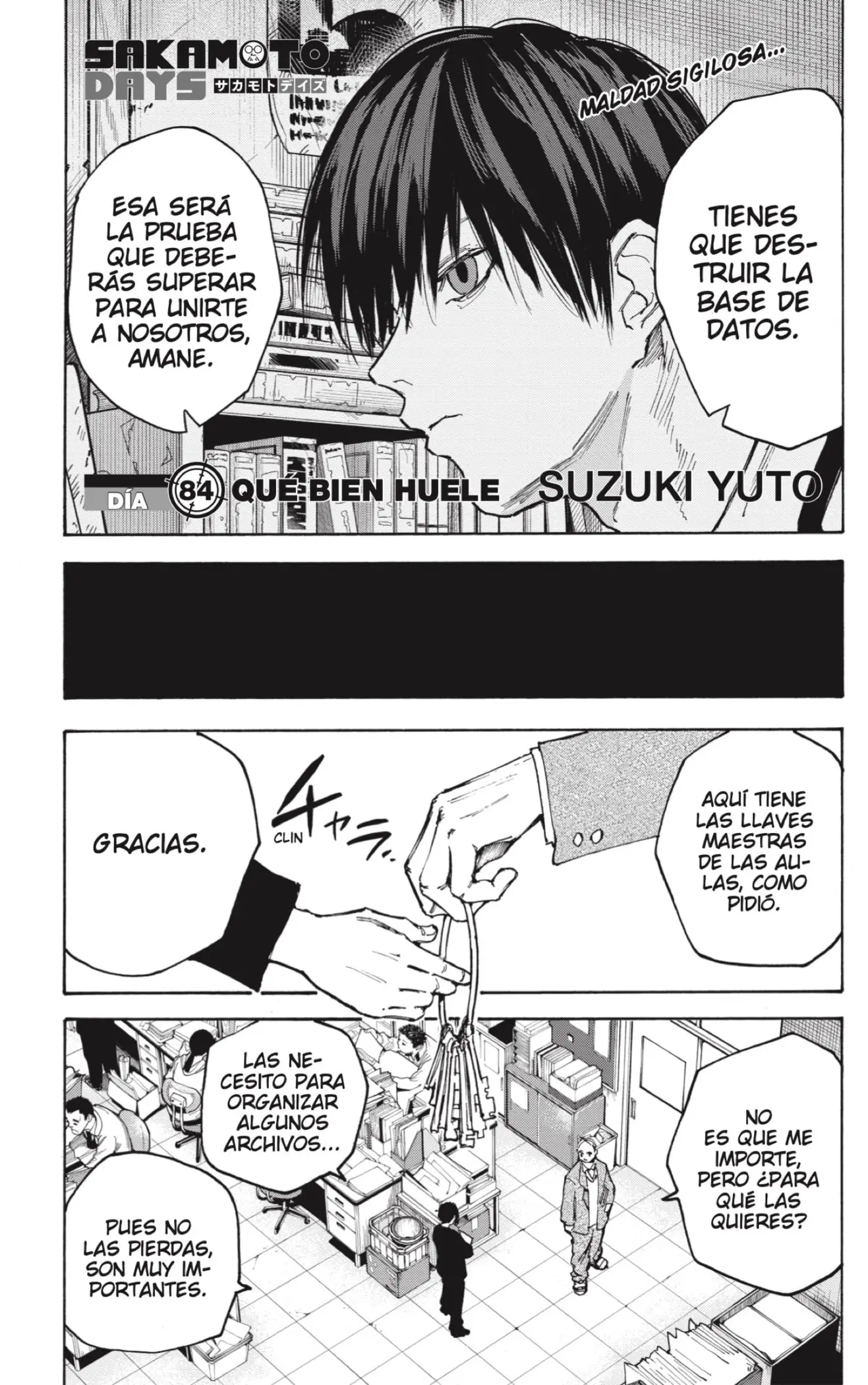 Sakamoto Days capítulo 84, página 1