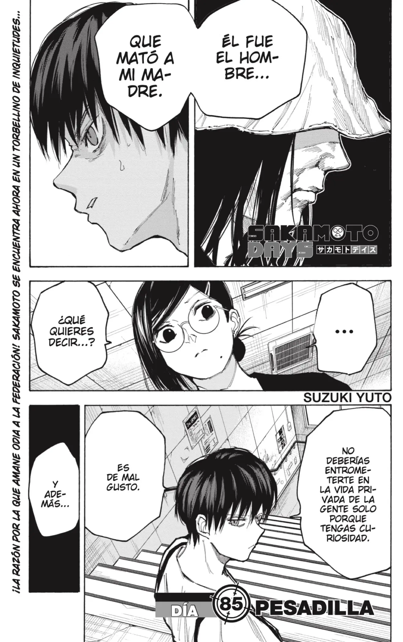Sakamoto Days capítulo 85, página 1