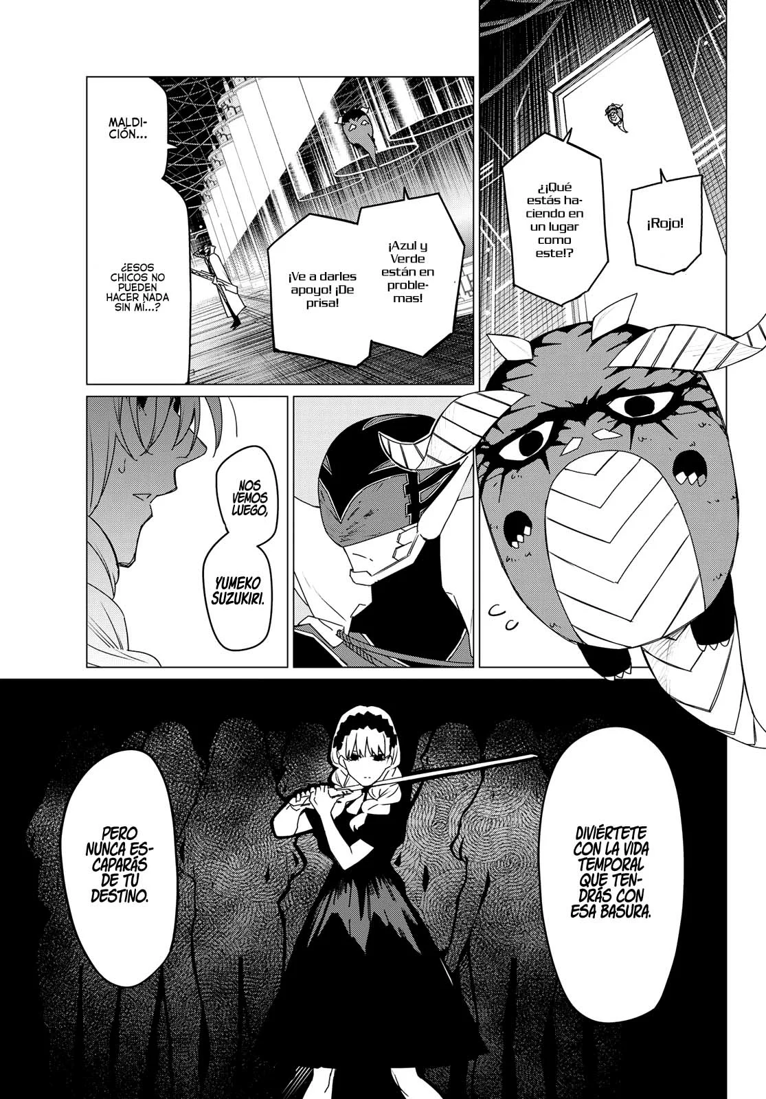 Sentai Daishikkaku capítulo 106, página 10