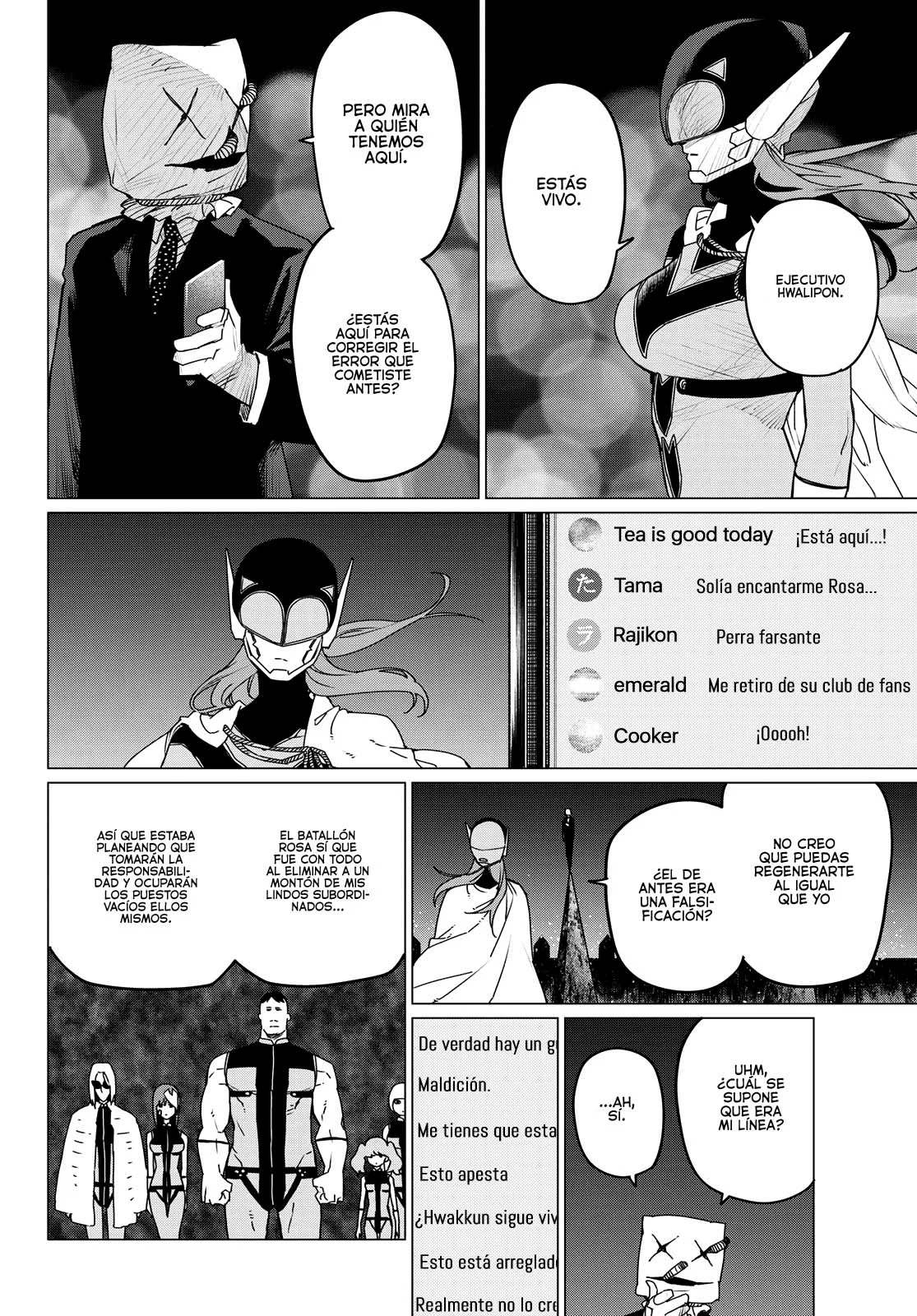 Sentai Daishikkaku capítulo 109, página 8