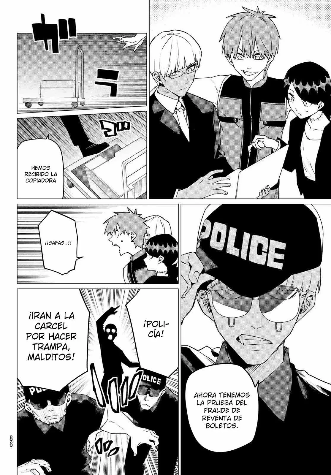 Sentai Daishikkaku capítulo 162, página 8