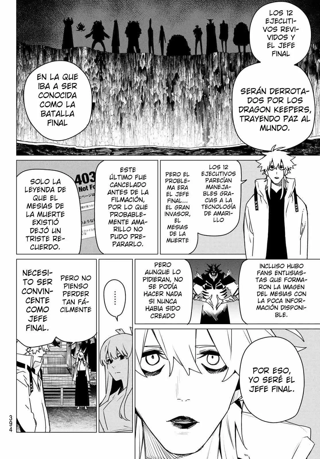 Sentai Daishikkaku capítulo 186, página 8