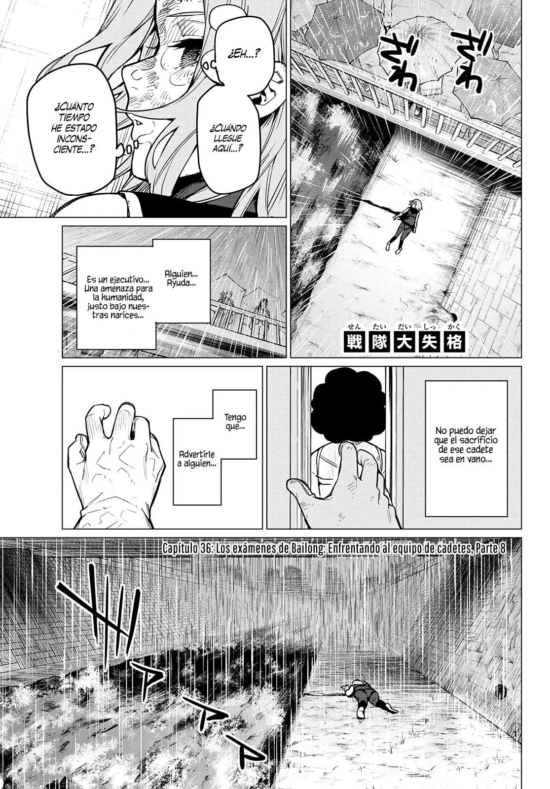 Sentai Daishikkaku capítulo 36, página 2