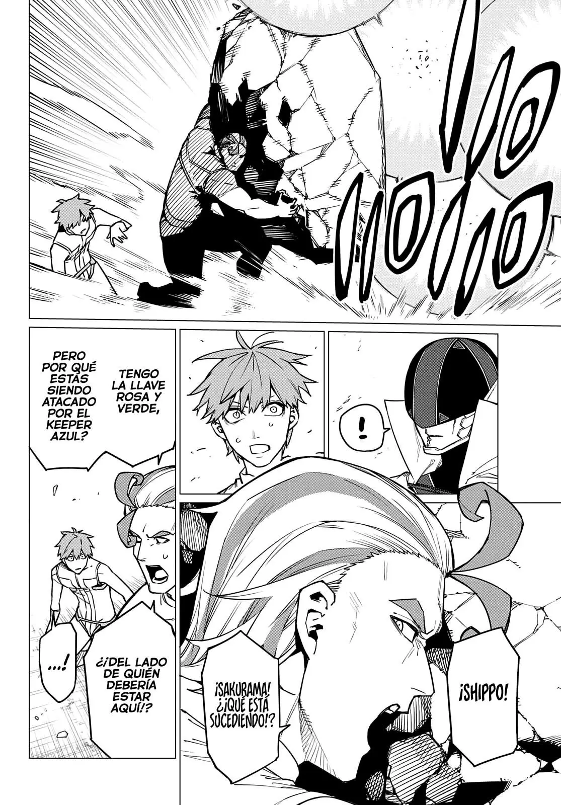 Sentai Daishikkaku capítulo 38, página 17