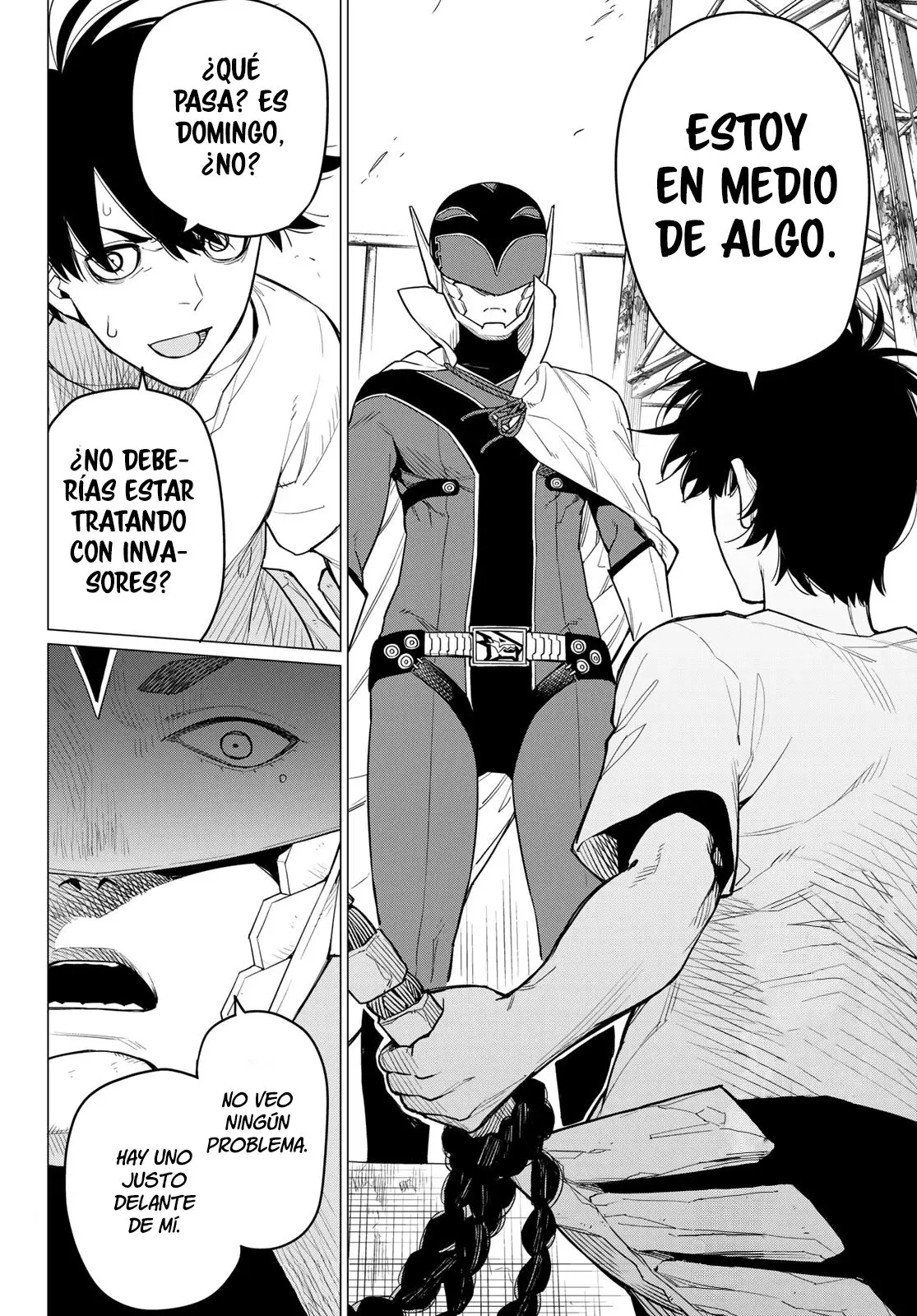 Sentai Daishikkaku capítulo 4, página 28