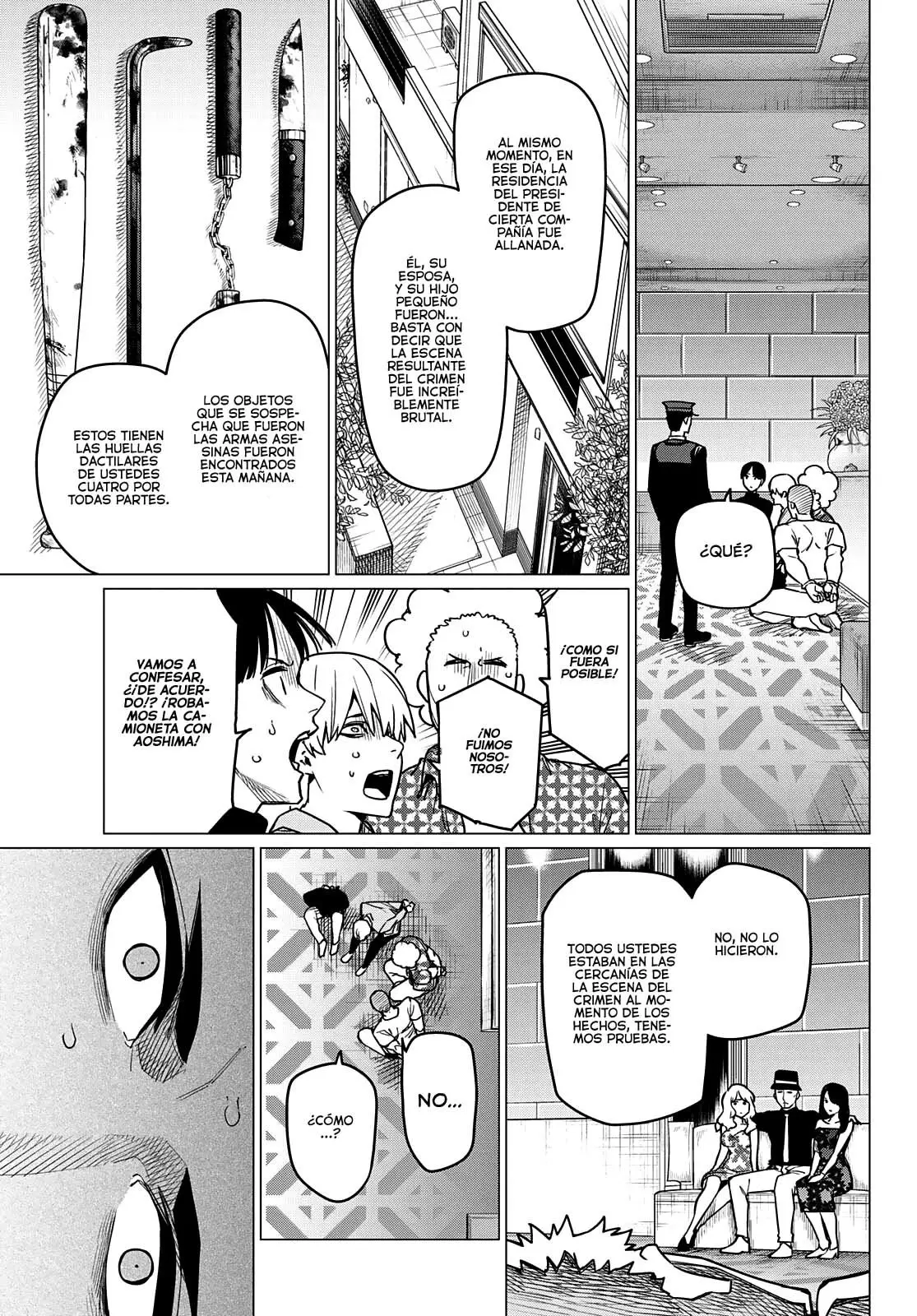 Sentai Daishikkaku capítulo 48, página 4