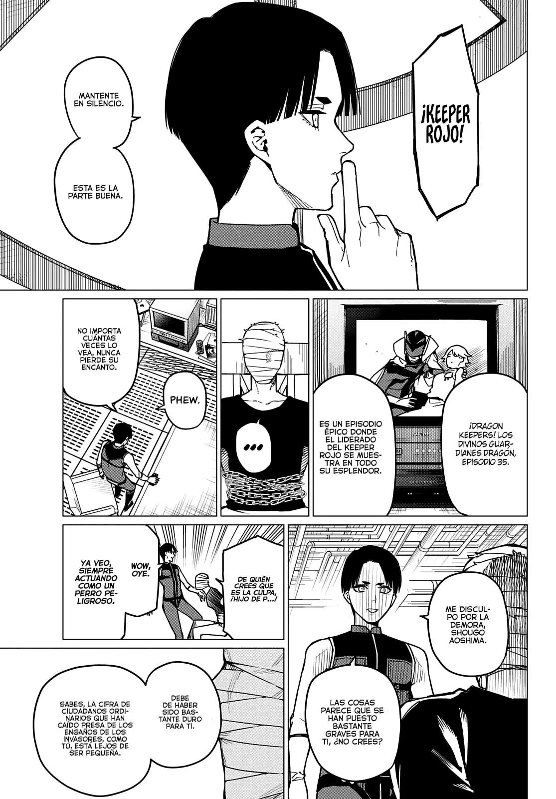 Sentai Daishikkaku capítulo 48, página 8