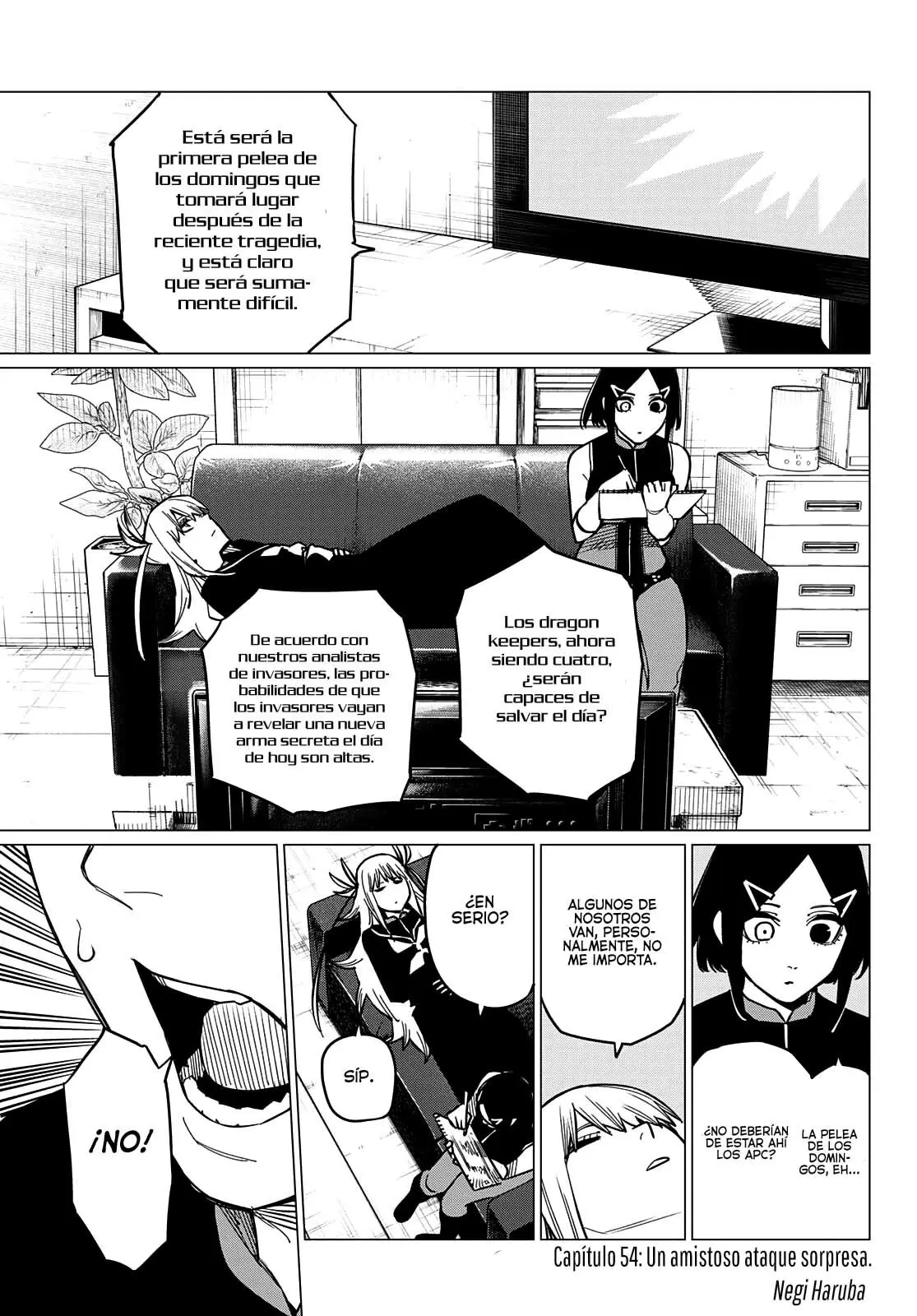 Sentai Daishikkaku capítulo 54, página 3