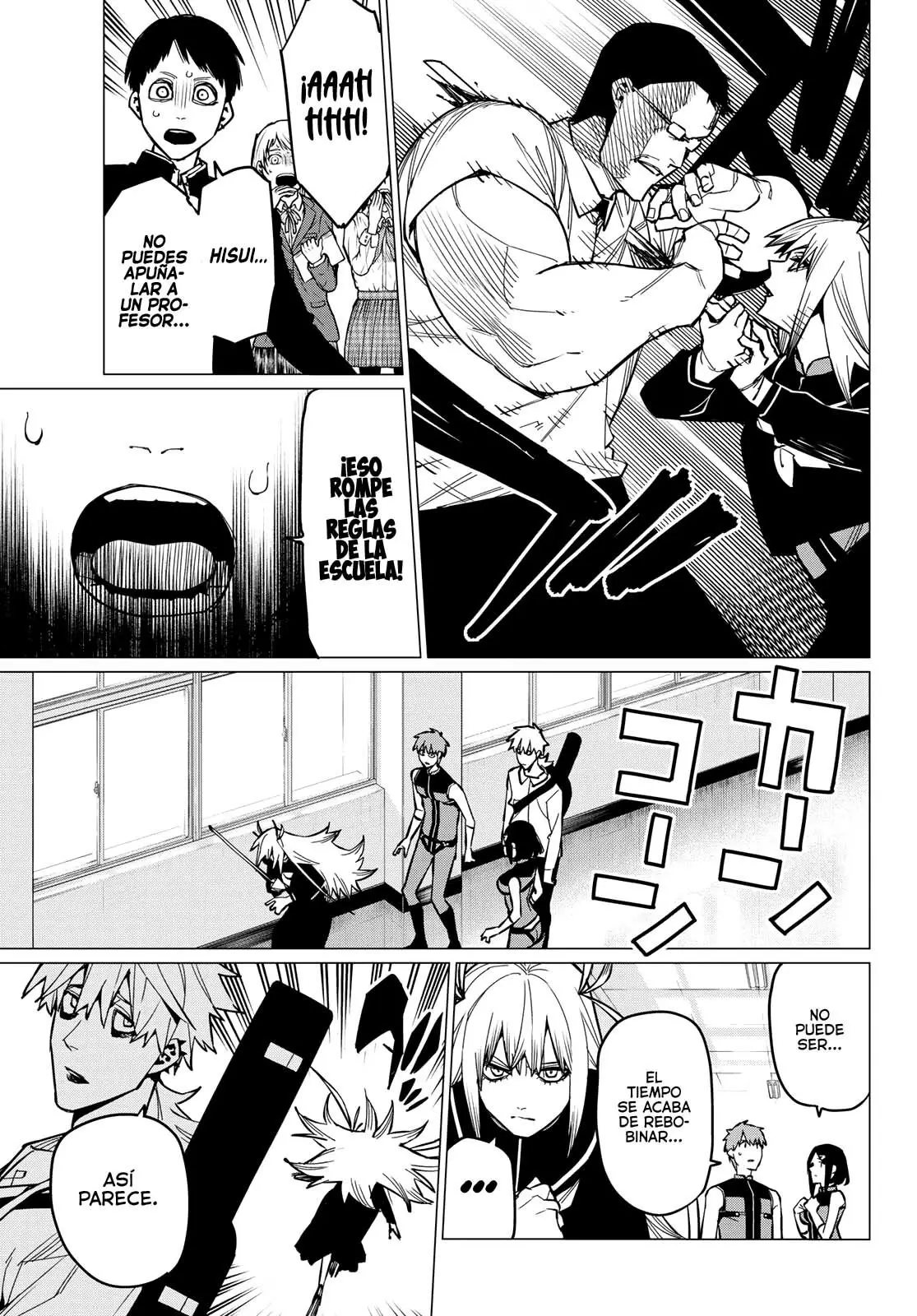 Sentai Daishikkaku capítulo 55, página 17