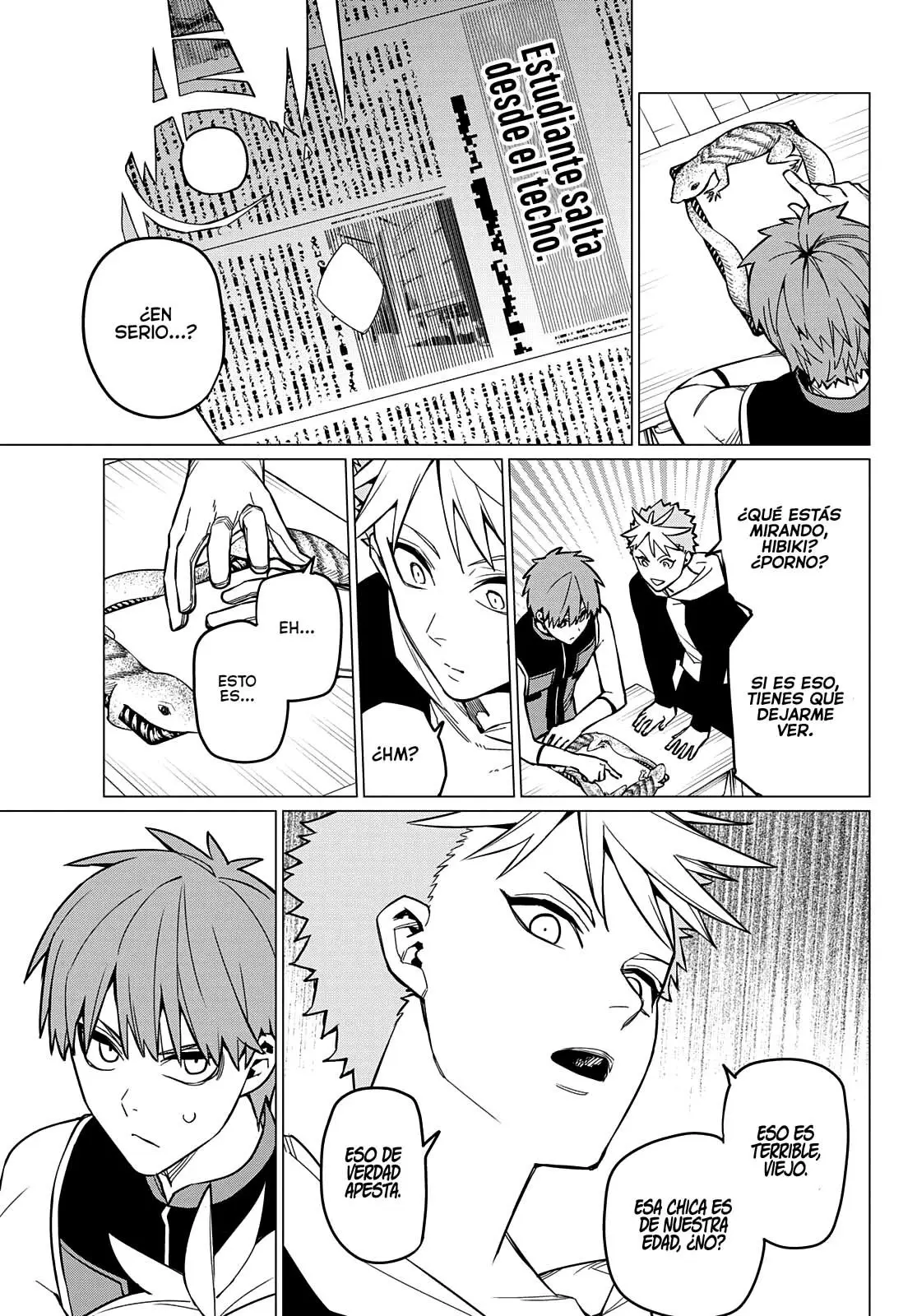 Sentai Daishikkaku capítulo 59, página 14