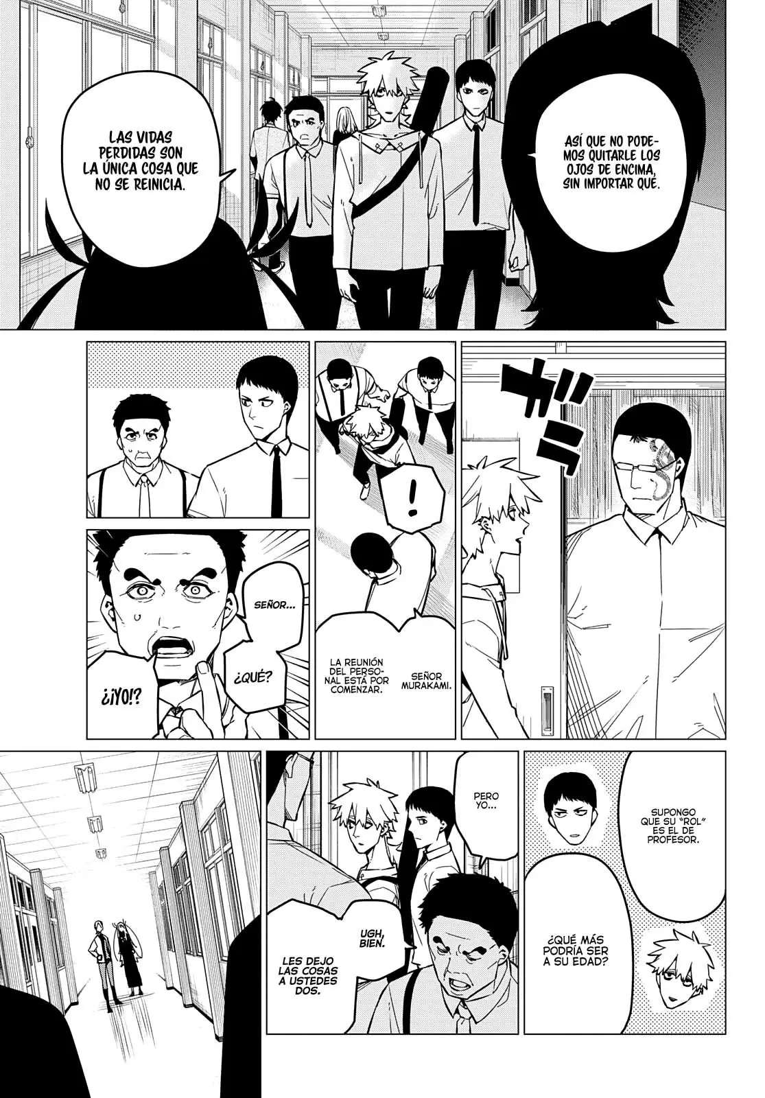 Sentai Daishikkaku capítulo 62, página 8