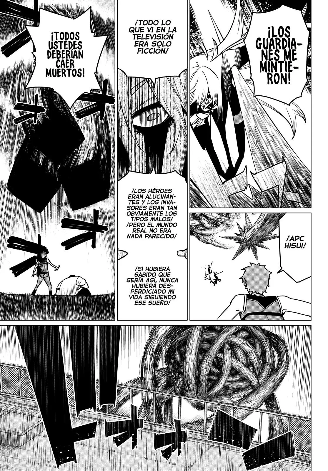Sentai Daishikkaku capítulo 66, página 8