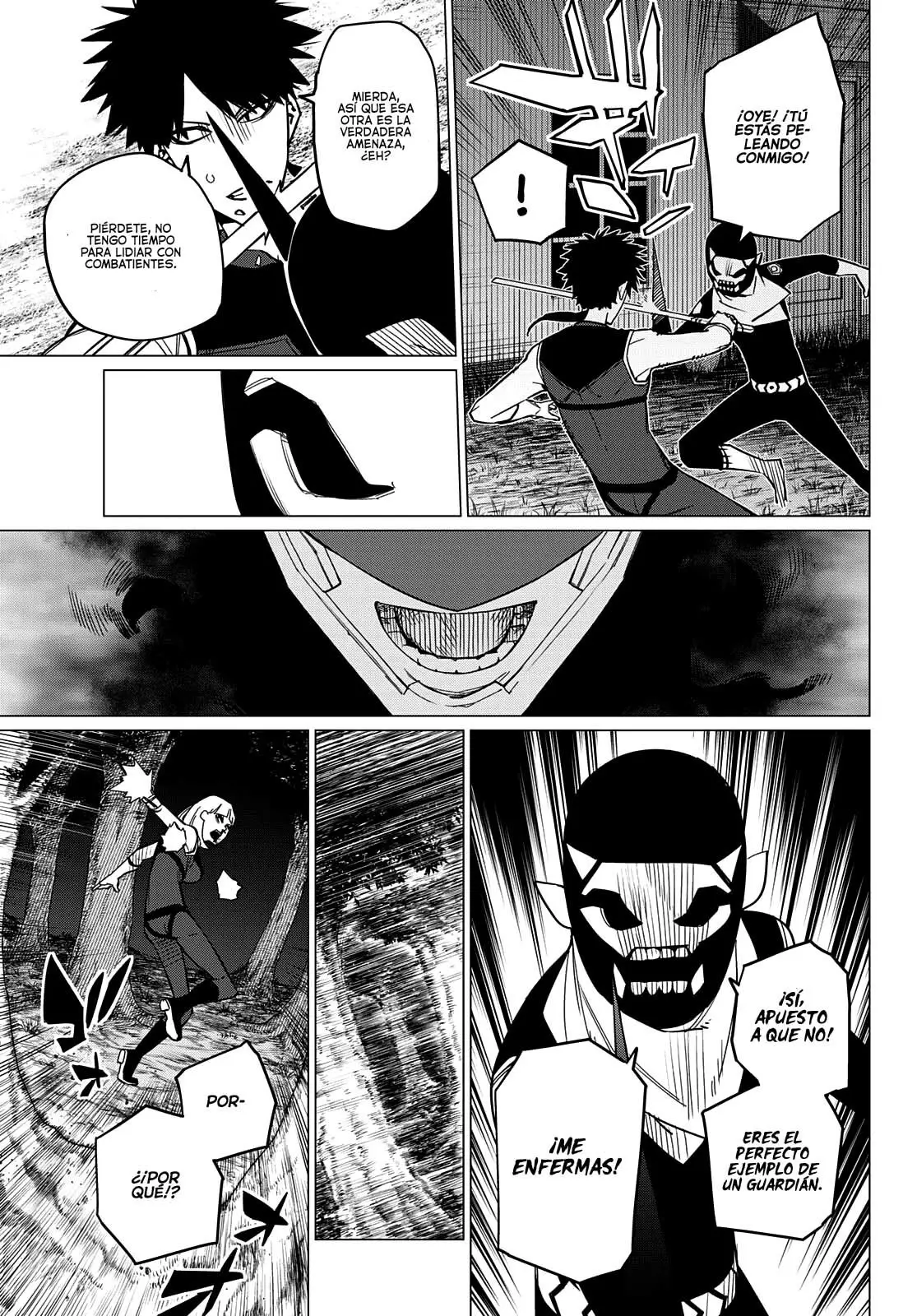 Sentai Daishikkaku capítulo 76, página 8