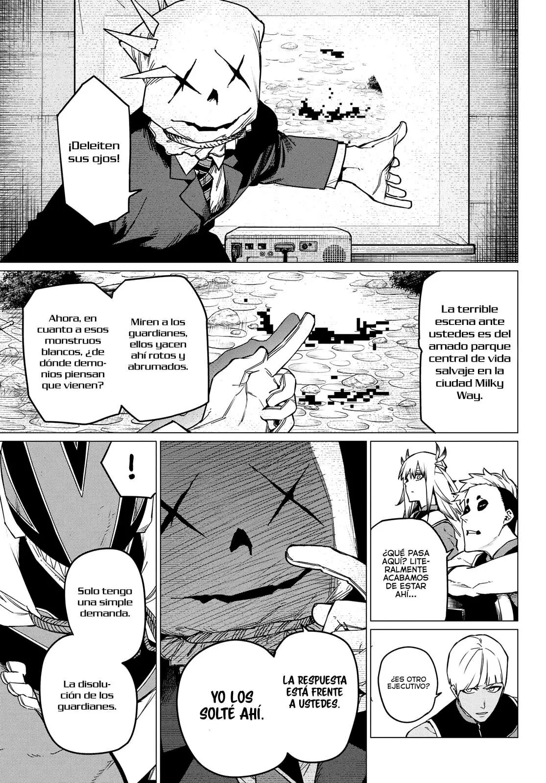 Sentai Daishikkaku capítulo 82, página 8