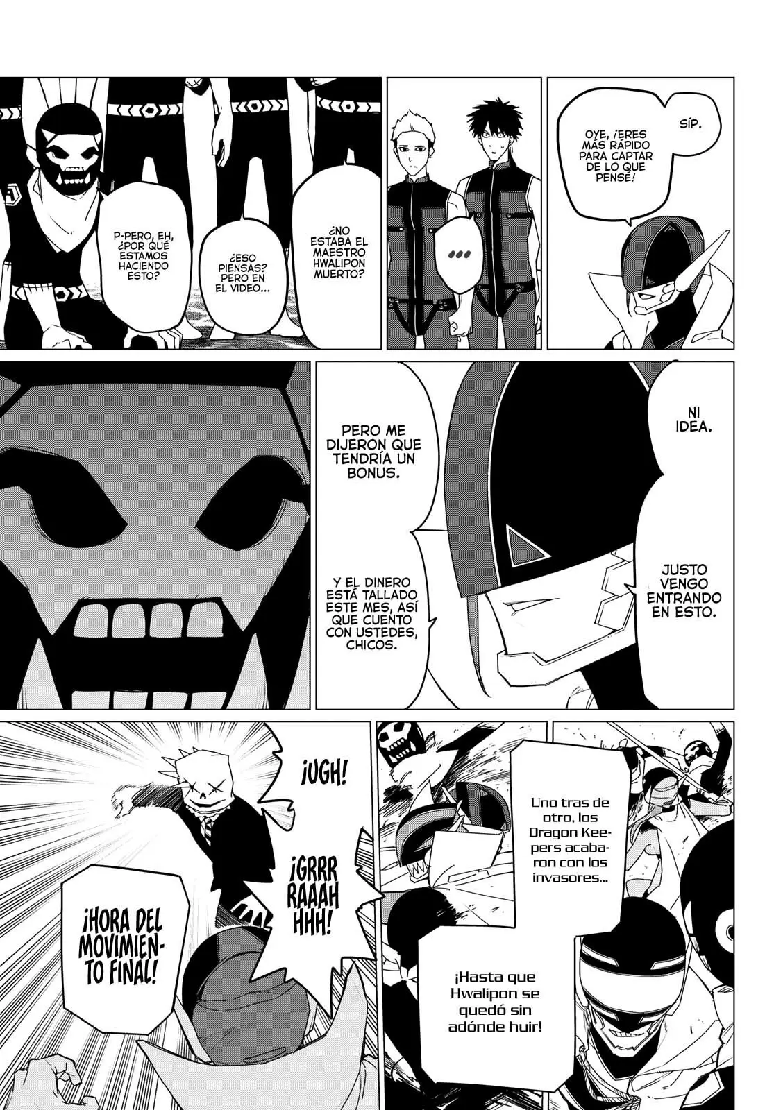 Sentai Daishikkaku capítulo 87, página 14